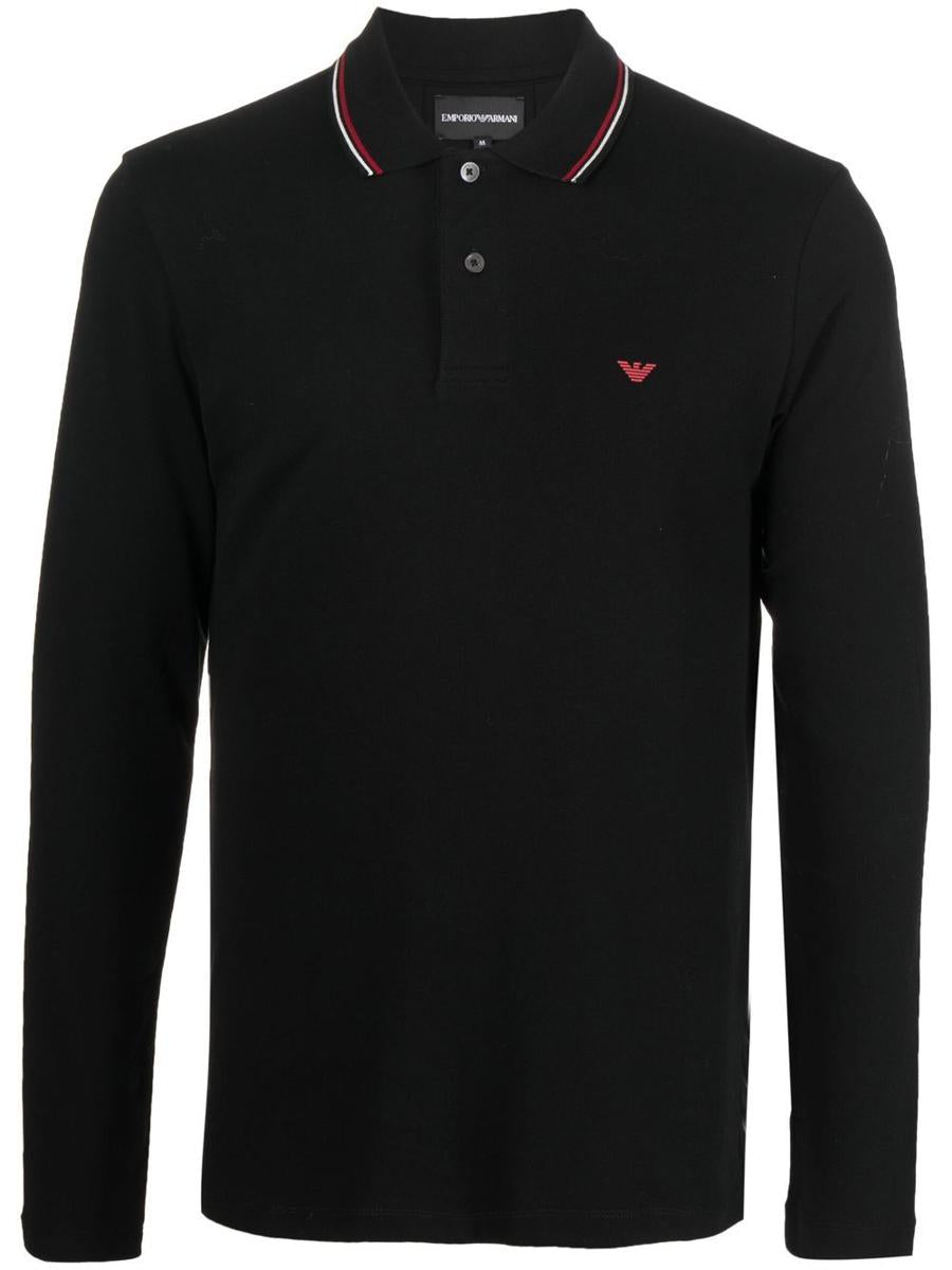Emporio Armani Logo Cotton Polo Shirt