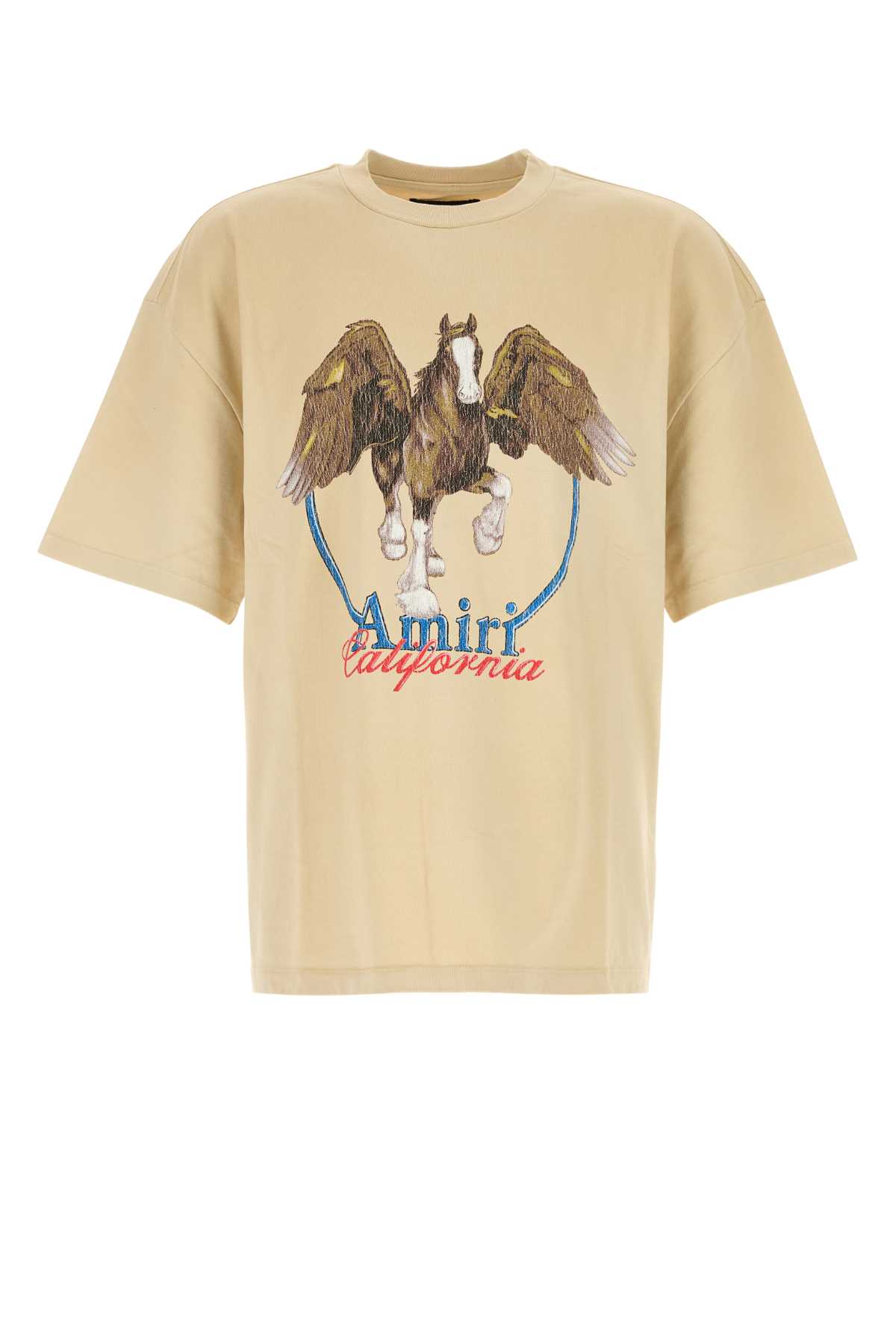 AMIRI Beige Cotton T-shirt