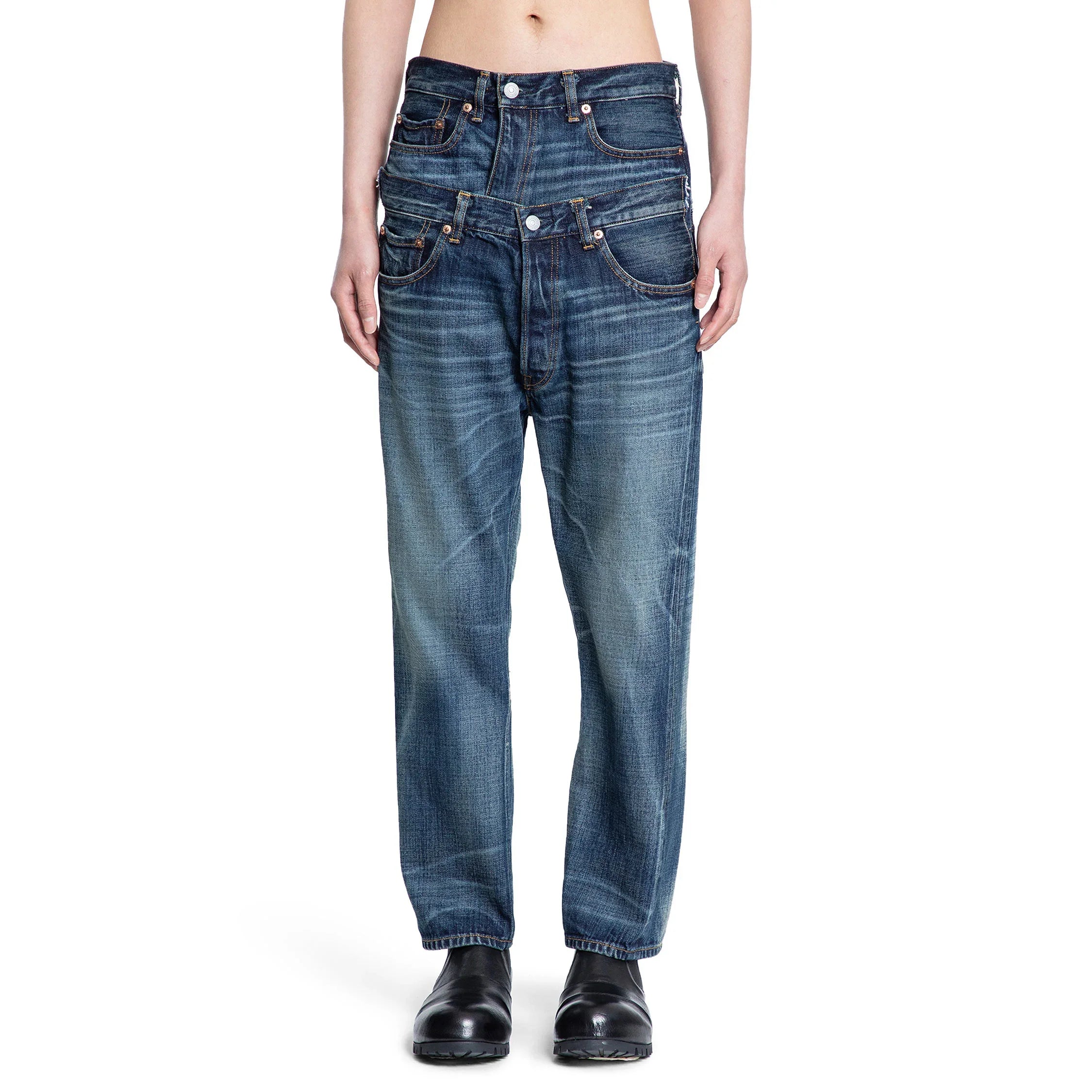 Levi's collaboration Double waist jeans