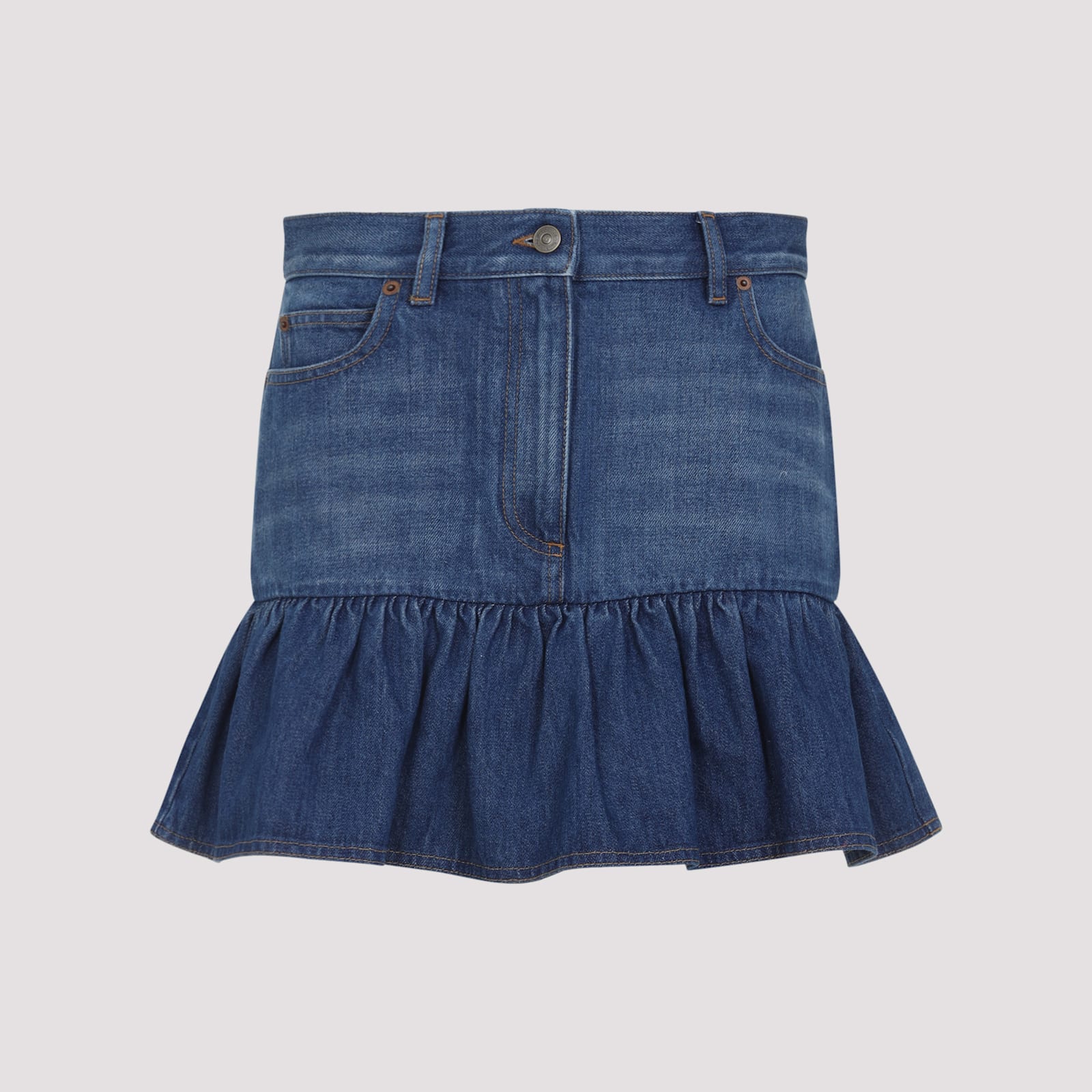 Valentino Cotton Mini Skirt