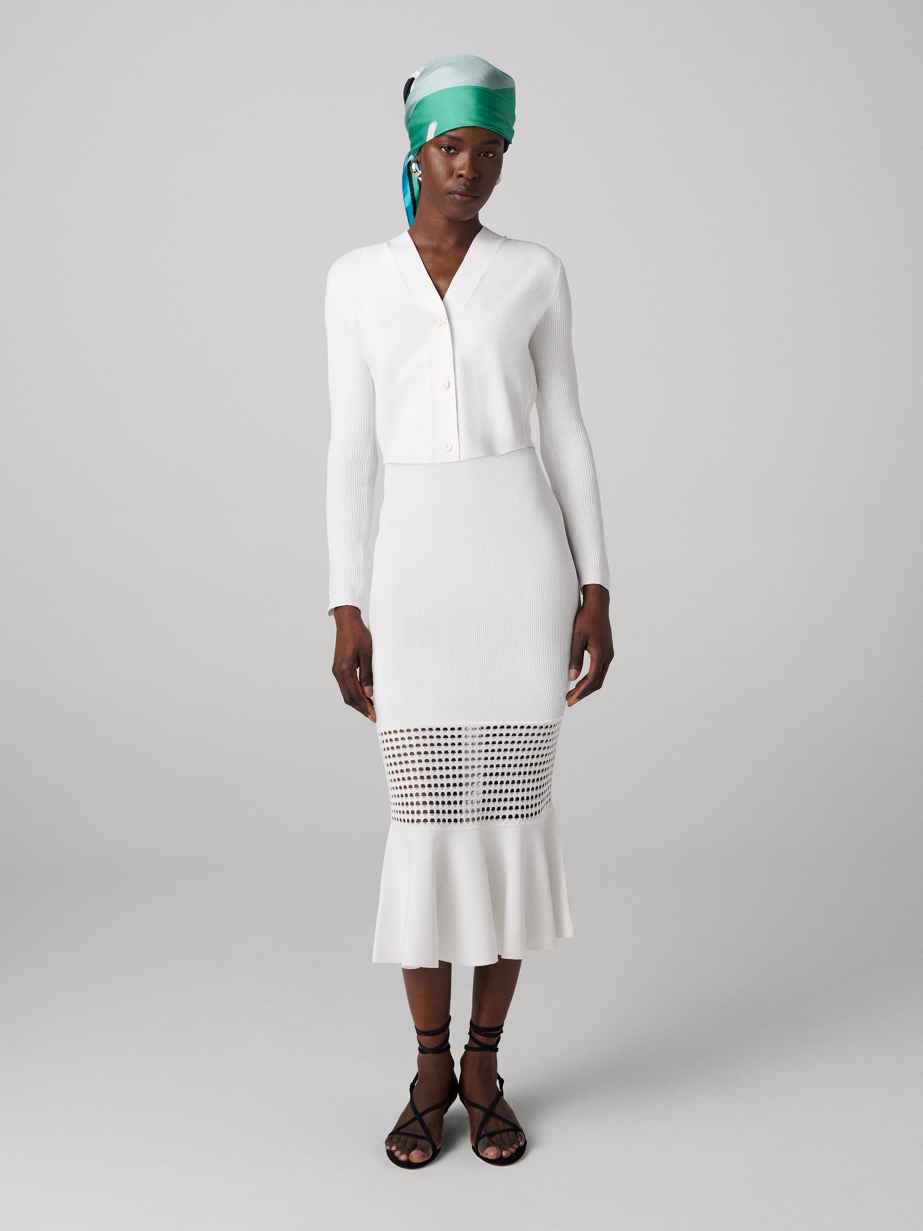 Georgia Eyelet Knit Skirt