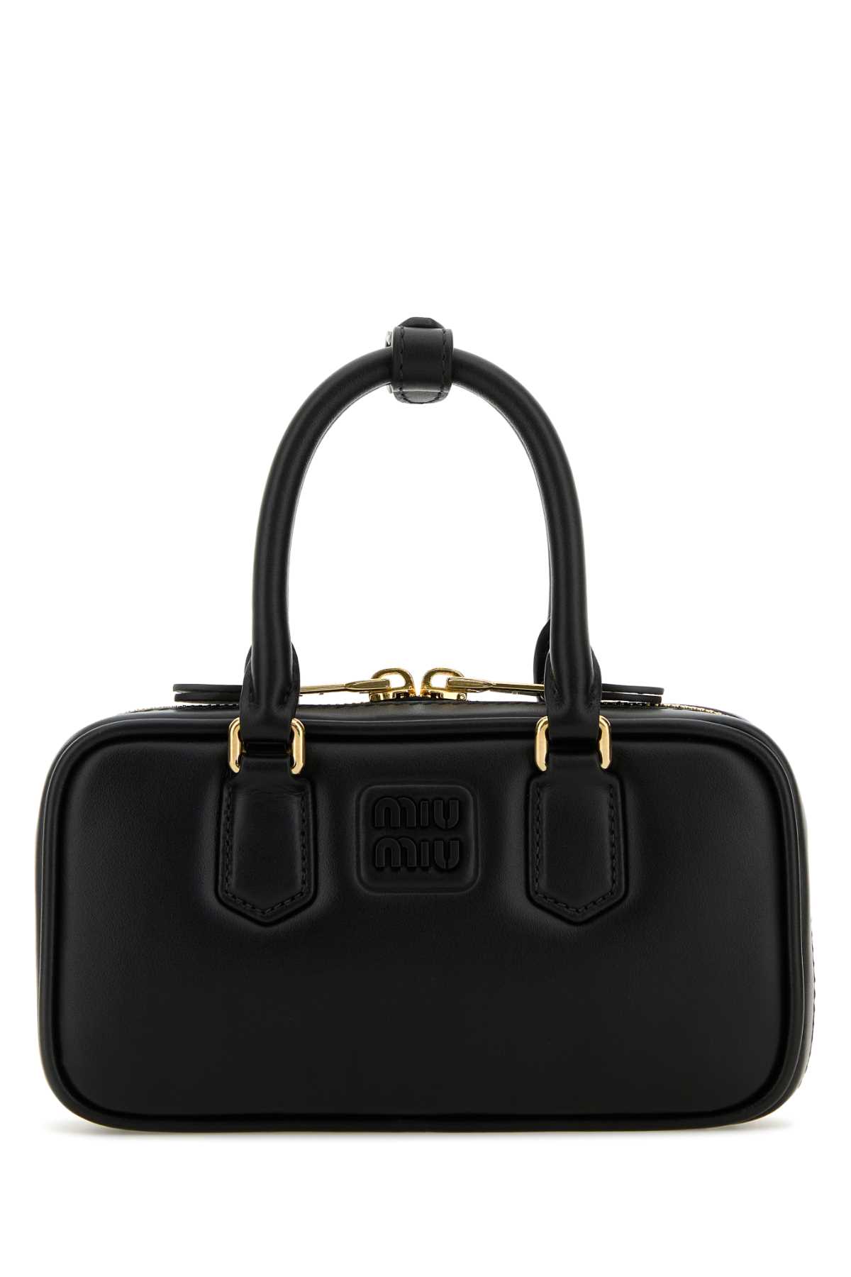 Miu Miu Black Nappa Leather Handbag