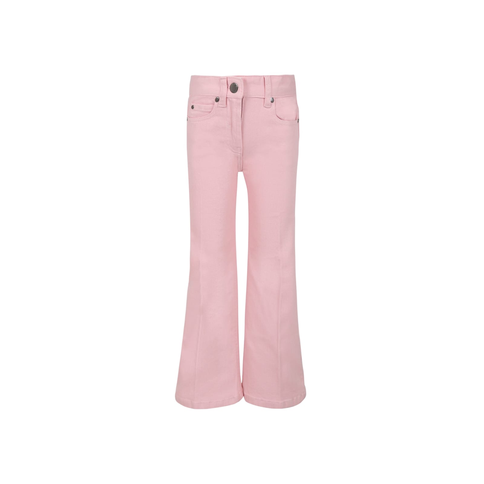 Stella McCartney Kids Pink Jeans For Girl With Logo