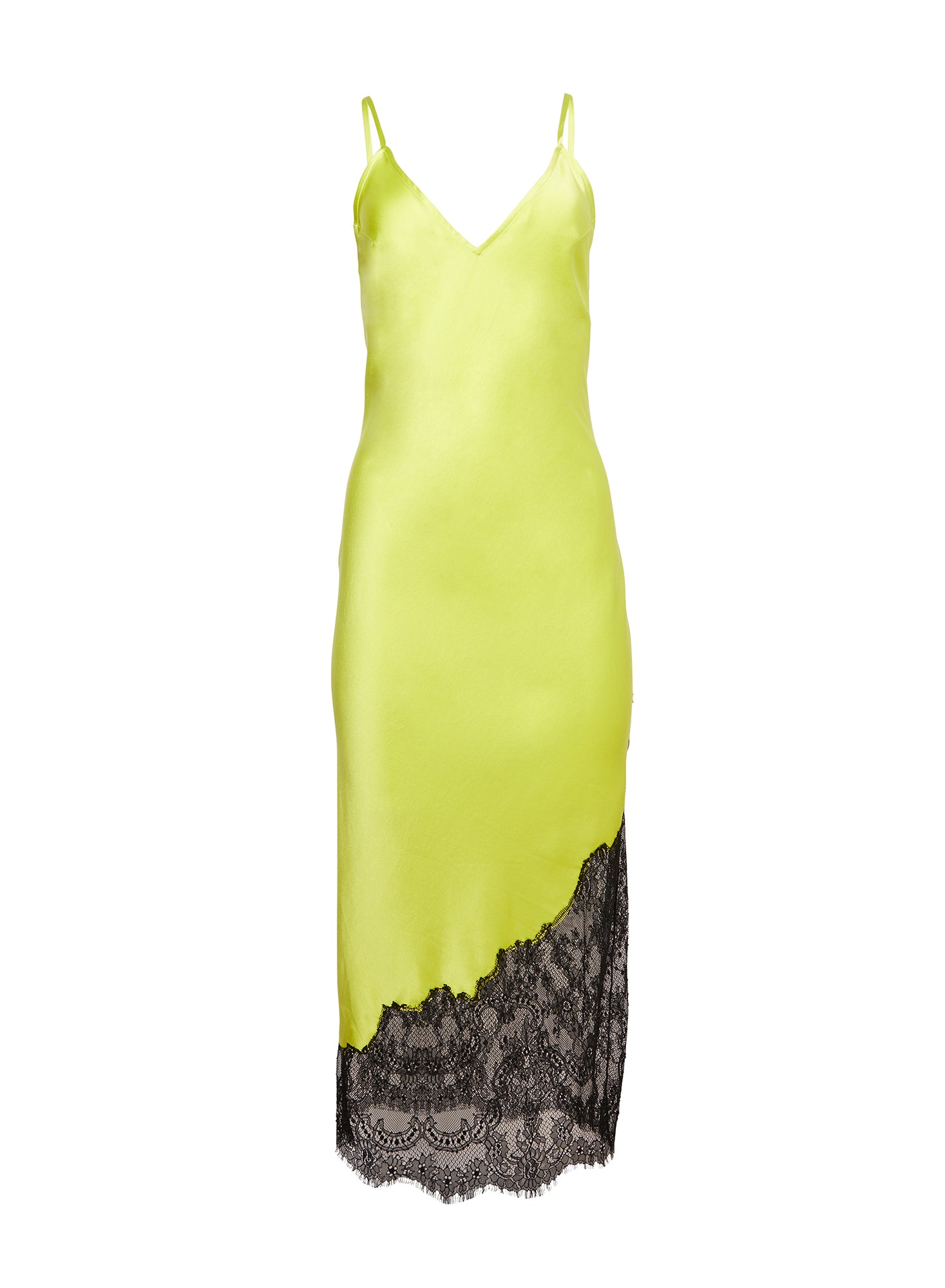 Fleur du Mal Silk & Chantilly Lace Slip