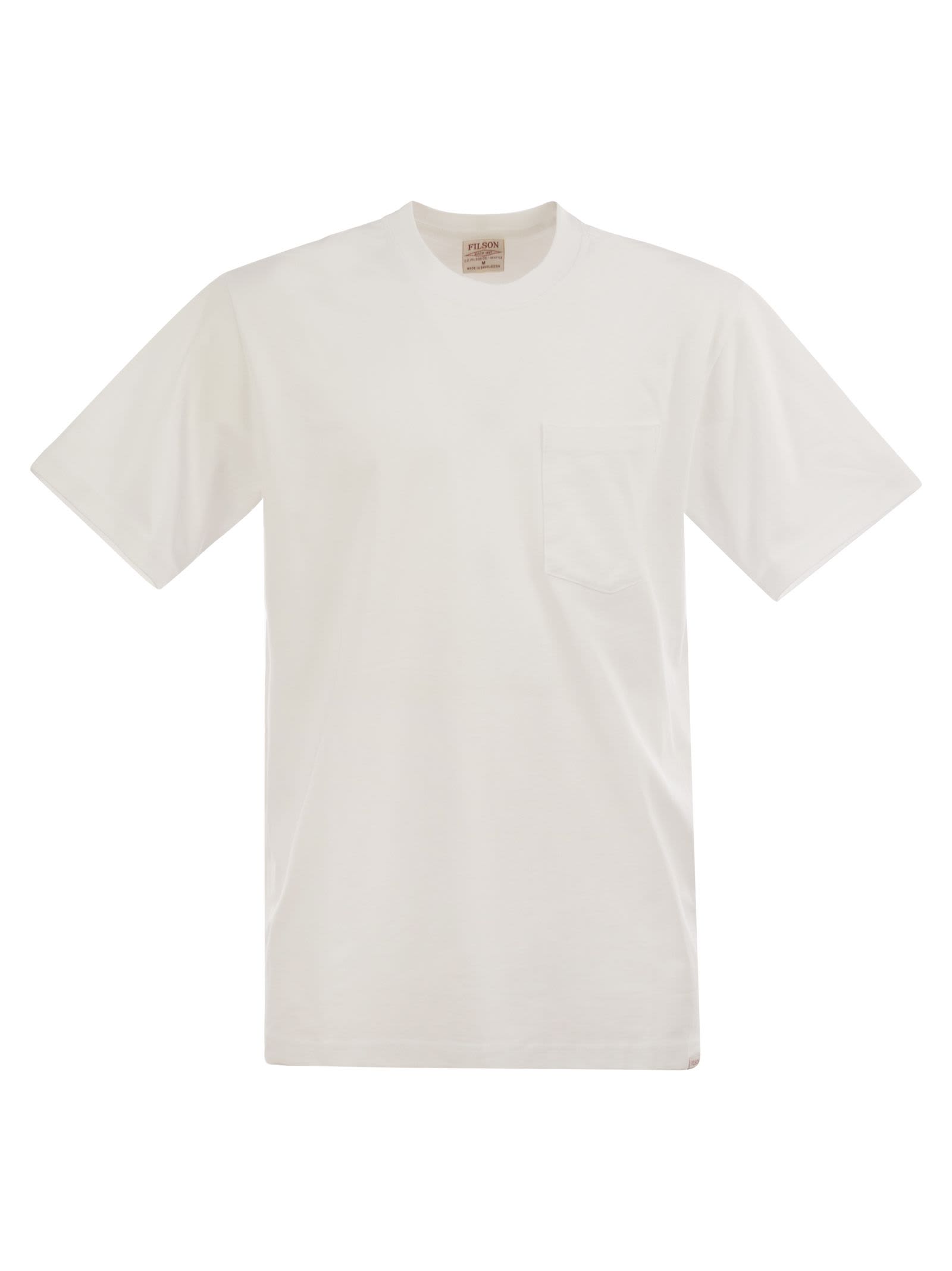 Filson Cotton T-shirt With Breast Pocket
