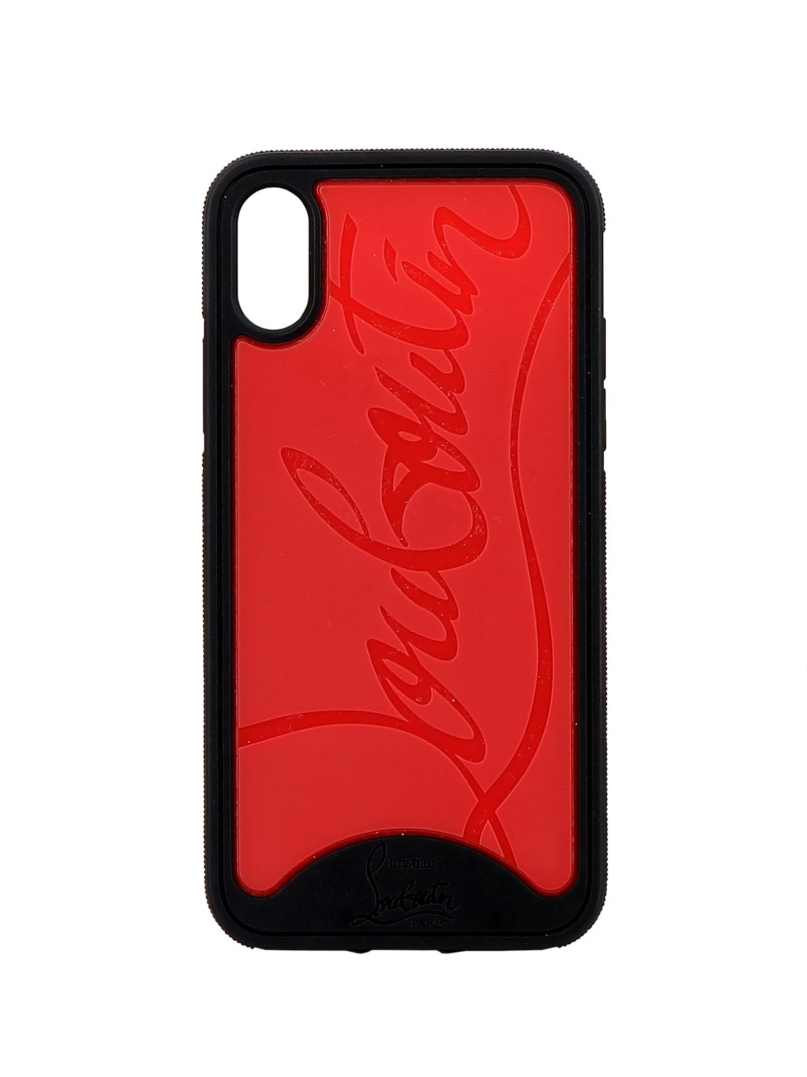 Christian Louboutin Black/red Rubber Cover