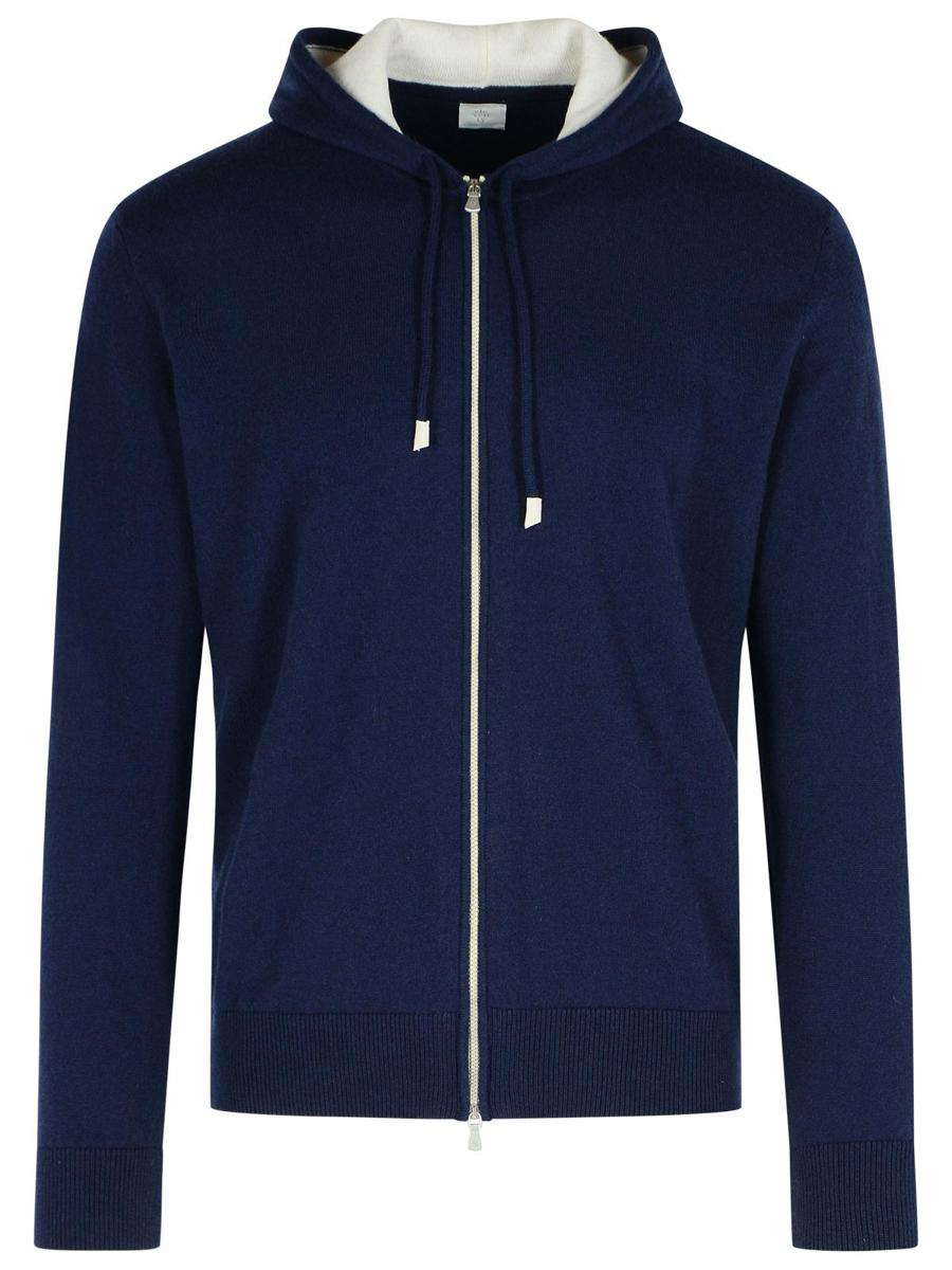 Eleventy Blue Cashmere Sweater
