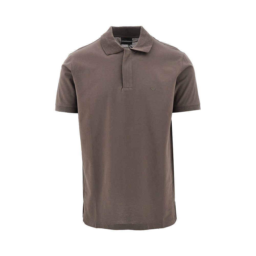 EMPORIO ARMANI 男士旅行必备泡泡纱polo衫