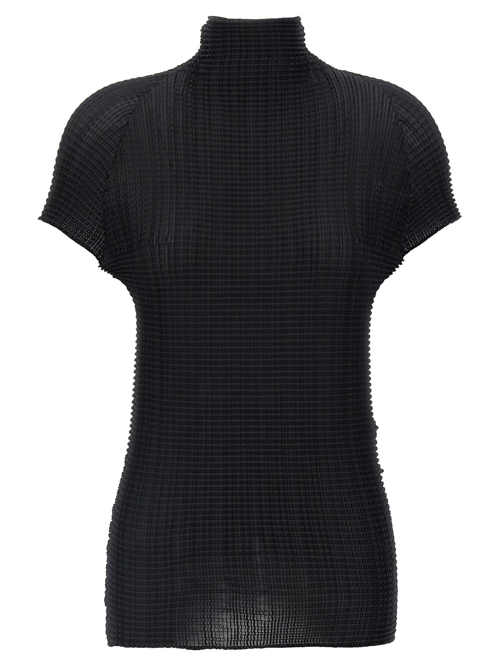 Issey Miyake wooly Pleats-56 T-shirt