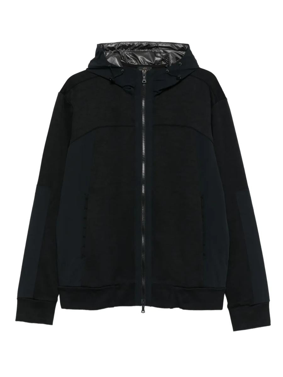 Paul & Shark Cotton And Nylon Zip-Up Hoodie Clothing