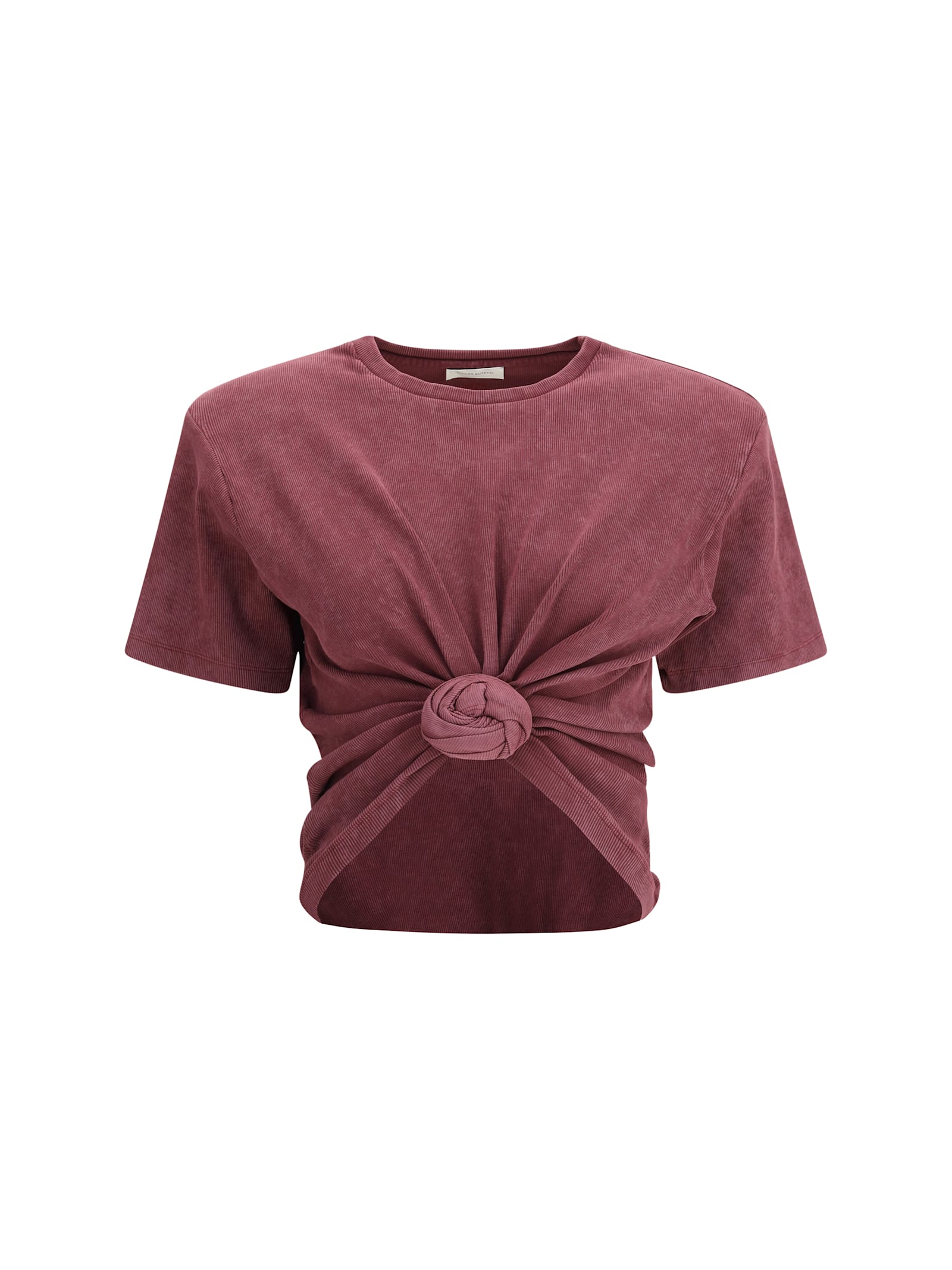 Magda Butrym Knotted Ribbed T-shirt