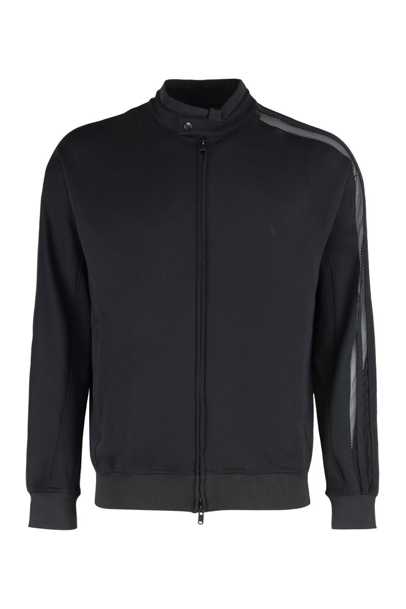 Y-3 Adidas Techno Fabric Full-Zip Sweatshirt