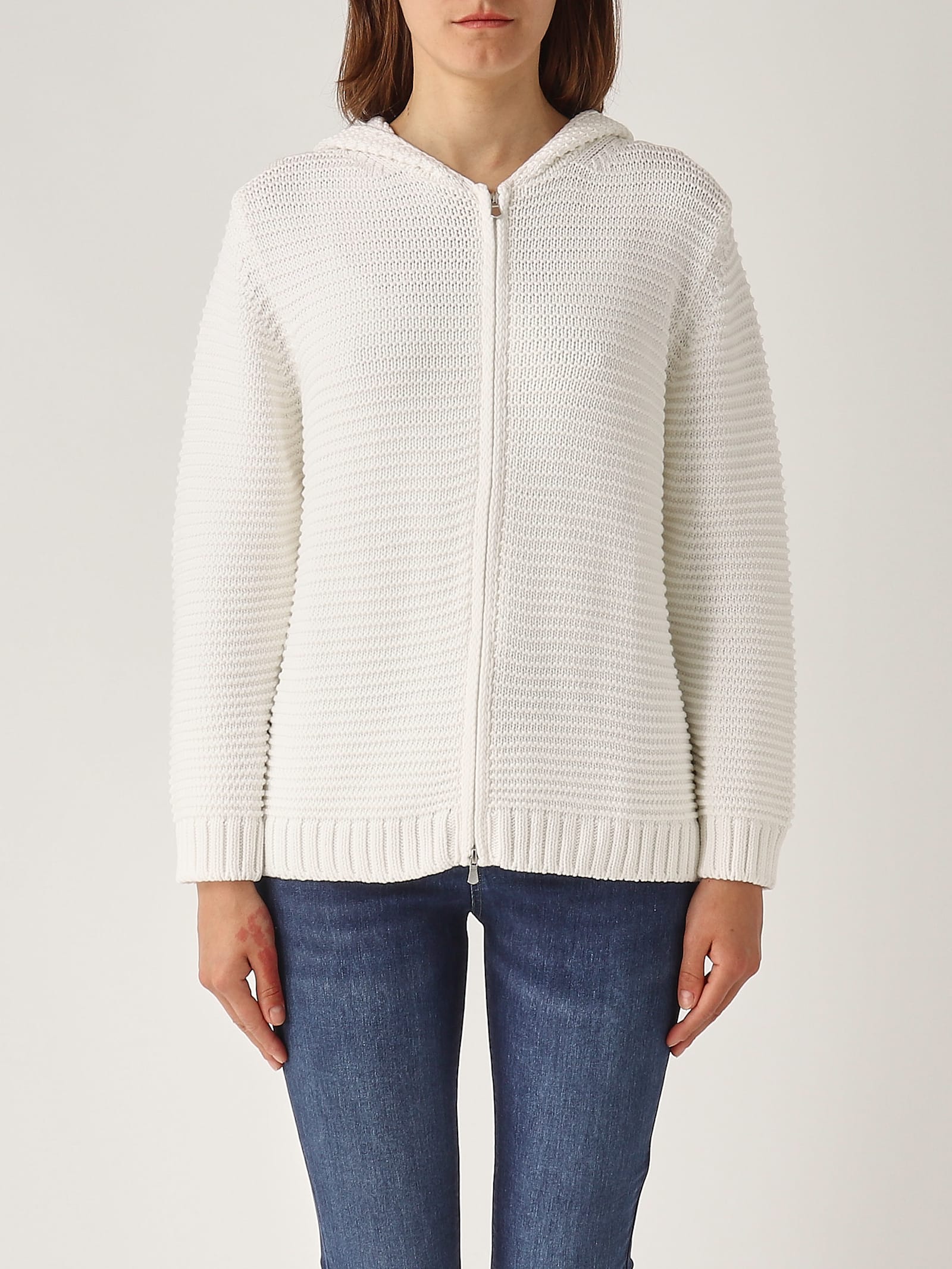 Gran Sasso Poncho C/zip Sweater