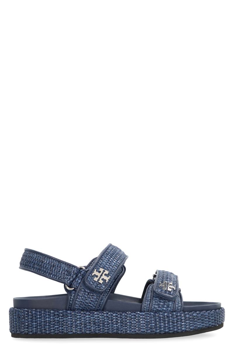 Tory Burch Kira Intrecciato编织凉鞋