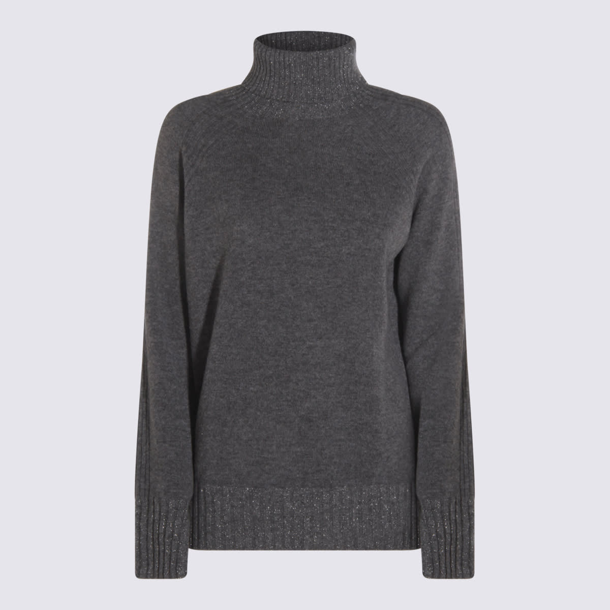 TwinSet Grey Wool Knitwear