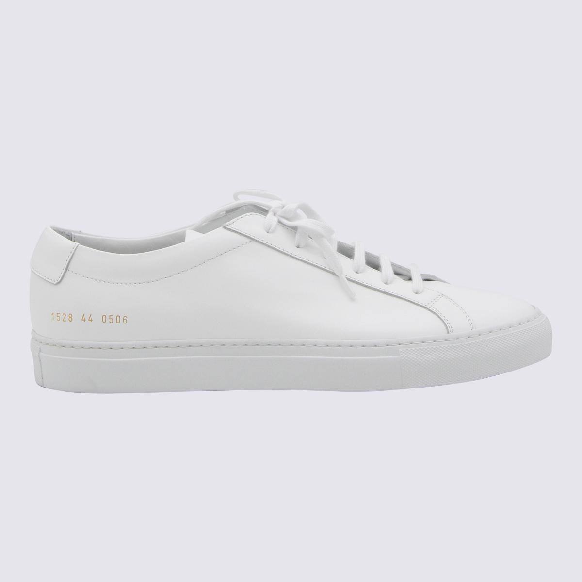 Common Projects White Leather Achille Low Sneakers