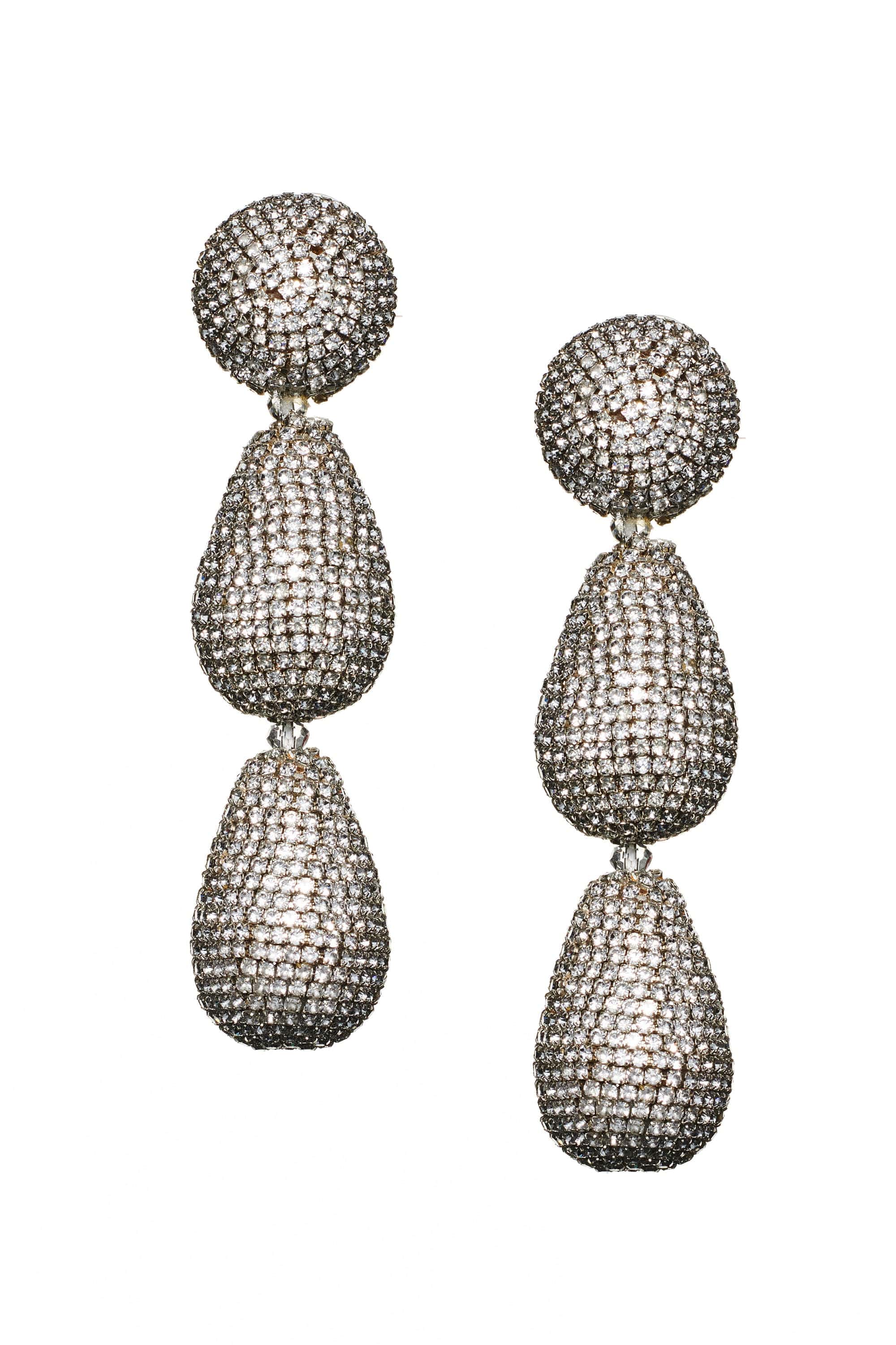 ARIELLE EARRINGS - CLEAR CRYSTALS