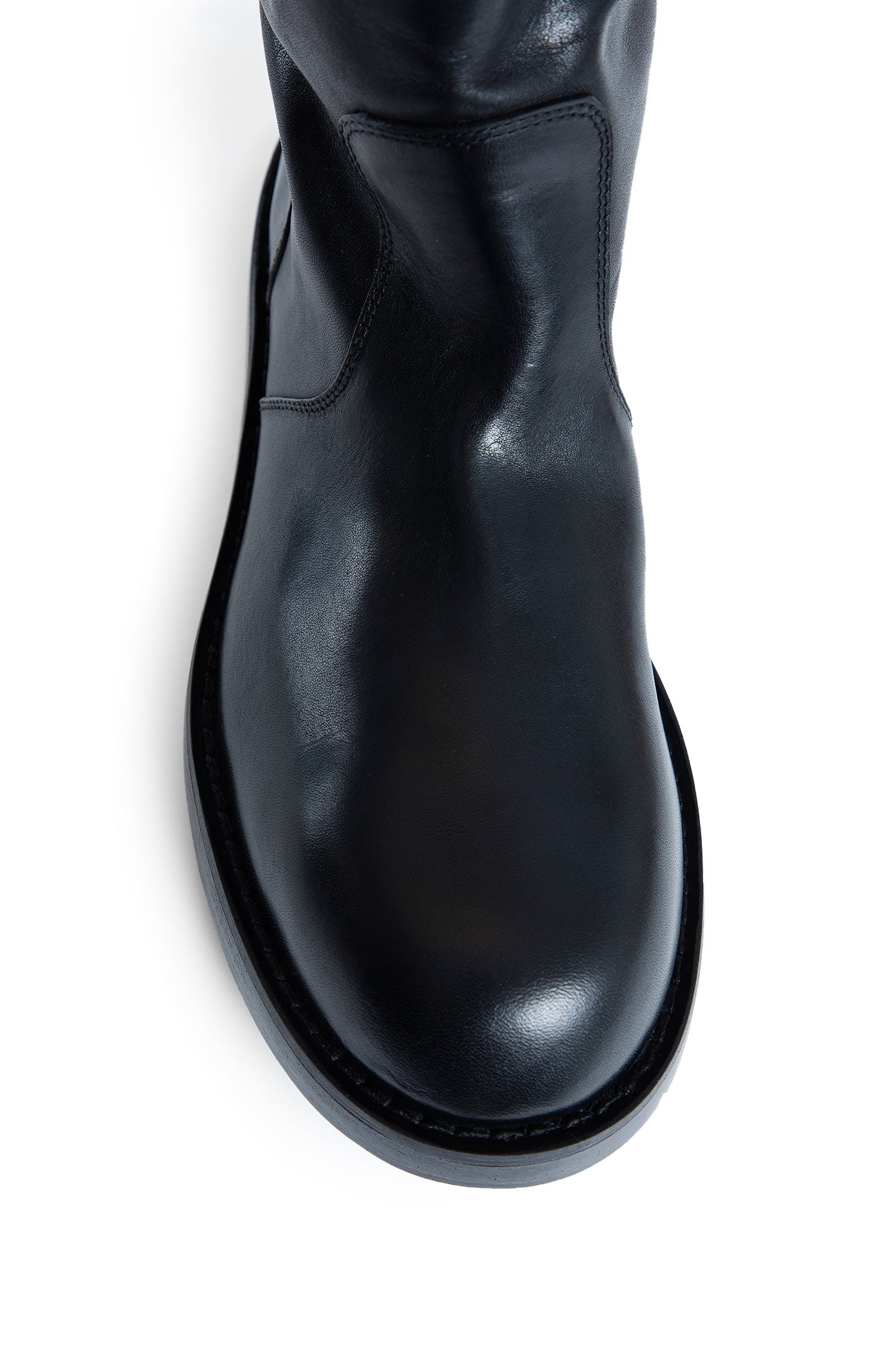 Osmo Boots in Grained Shiny Calfskin