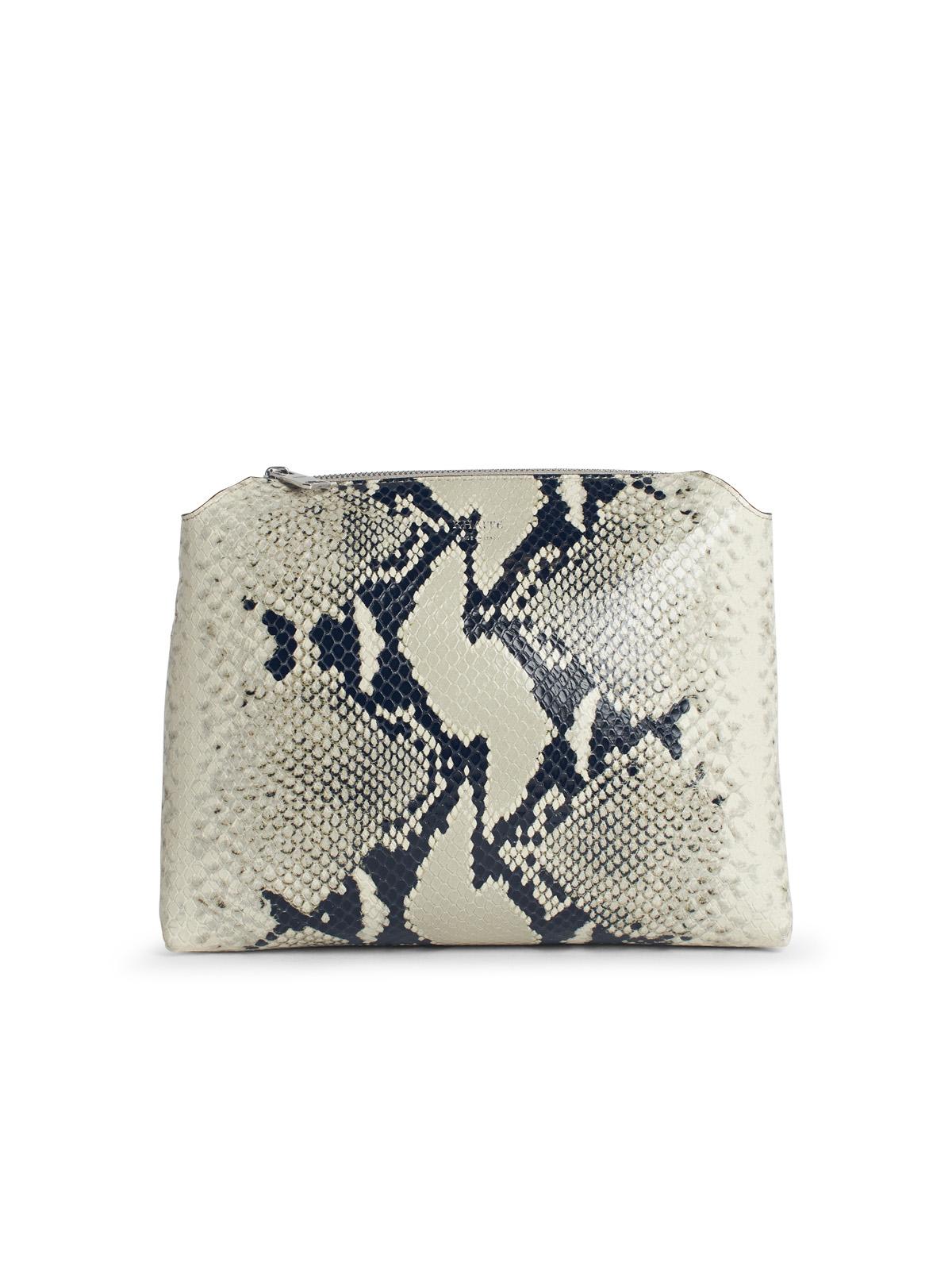 Khaite lina Crossbody natural Python Leather Crossbody Bag