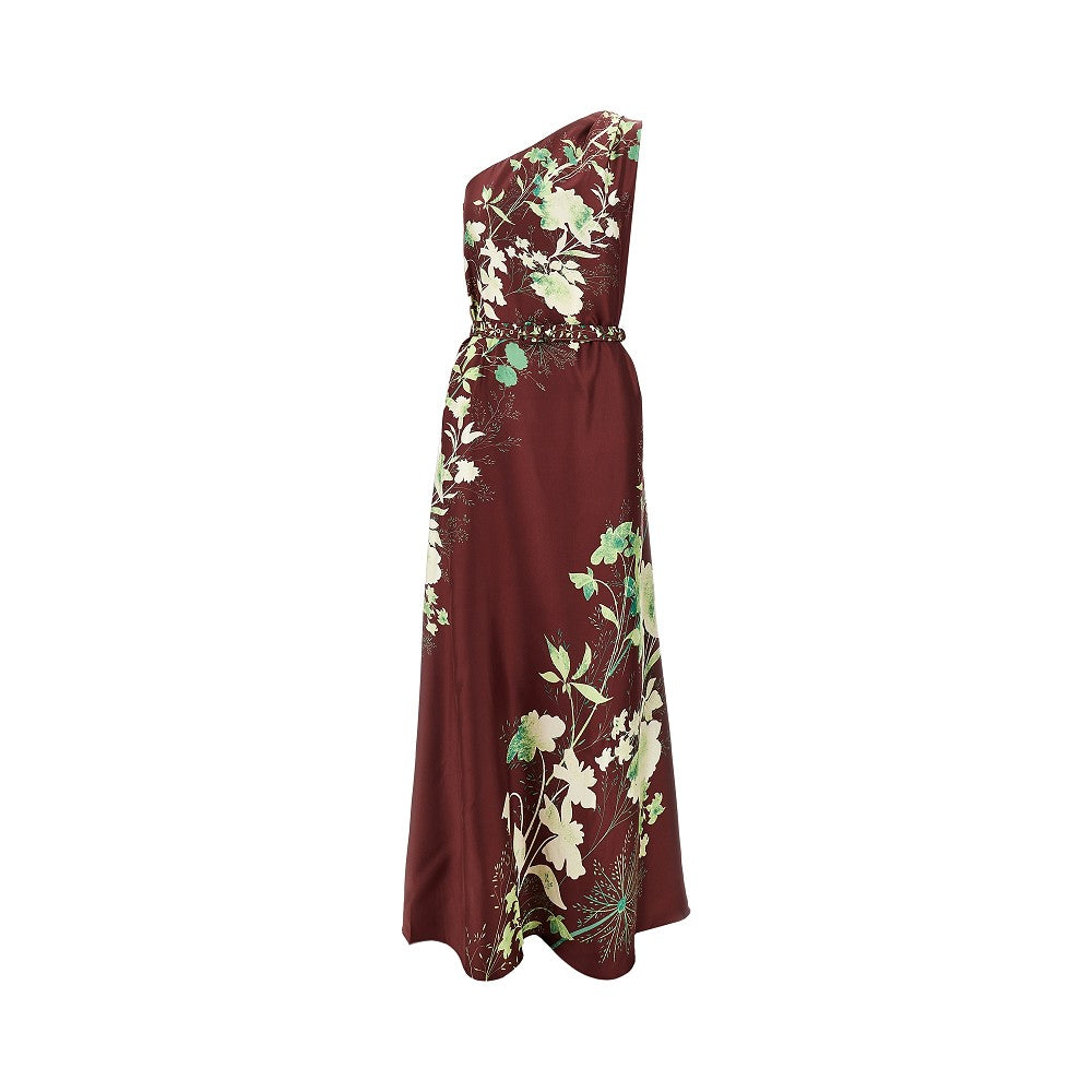 LA DOUBLE J 'Roy' silk one-shoulder dress Woman