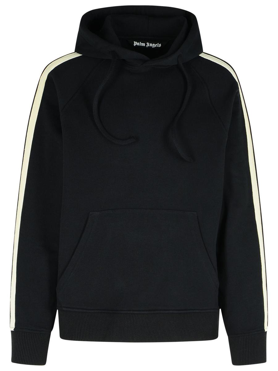 Palm Angels Black Cotton Sweatshirt