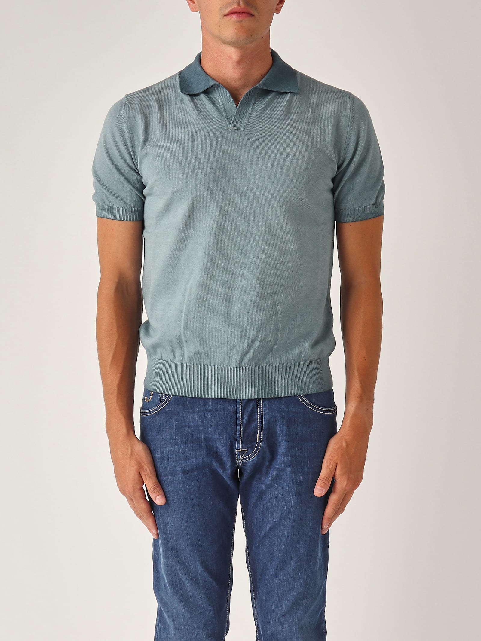 Altea Skipper M/c Cot. Rasato Con Balza Polo