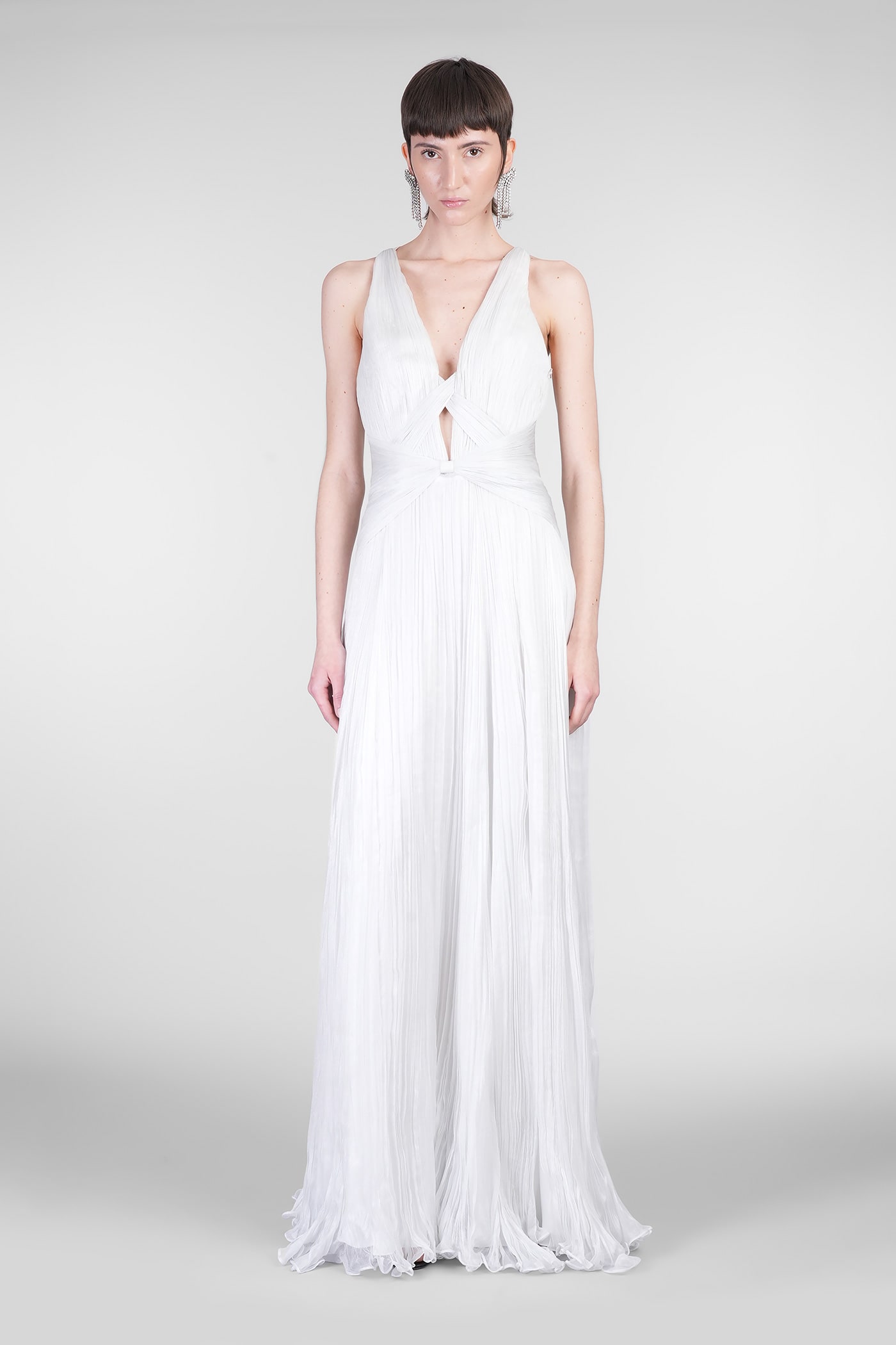 Iris Serban Letita In Silver Silk