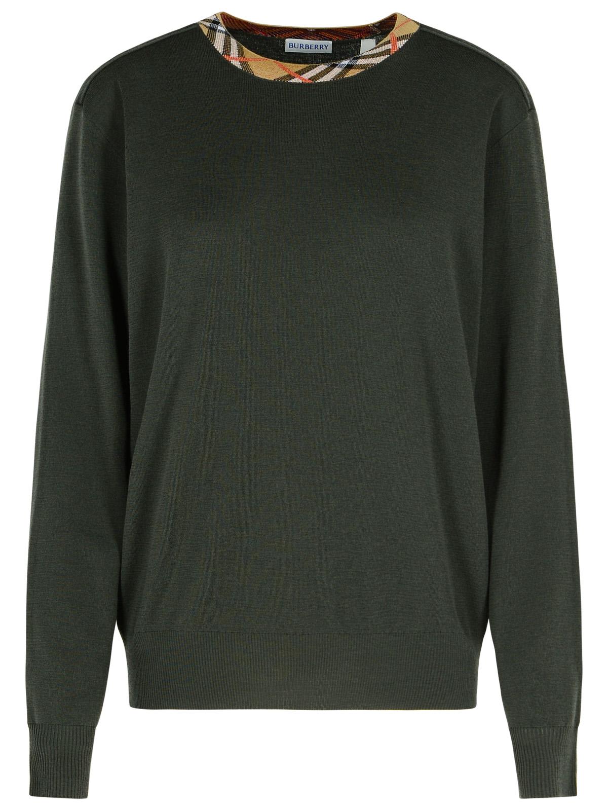 Burberry michael Dark Green Wool Sweater