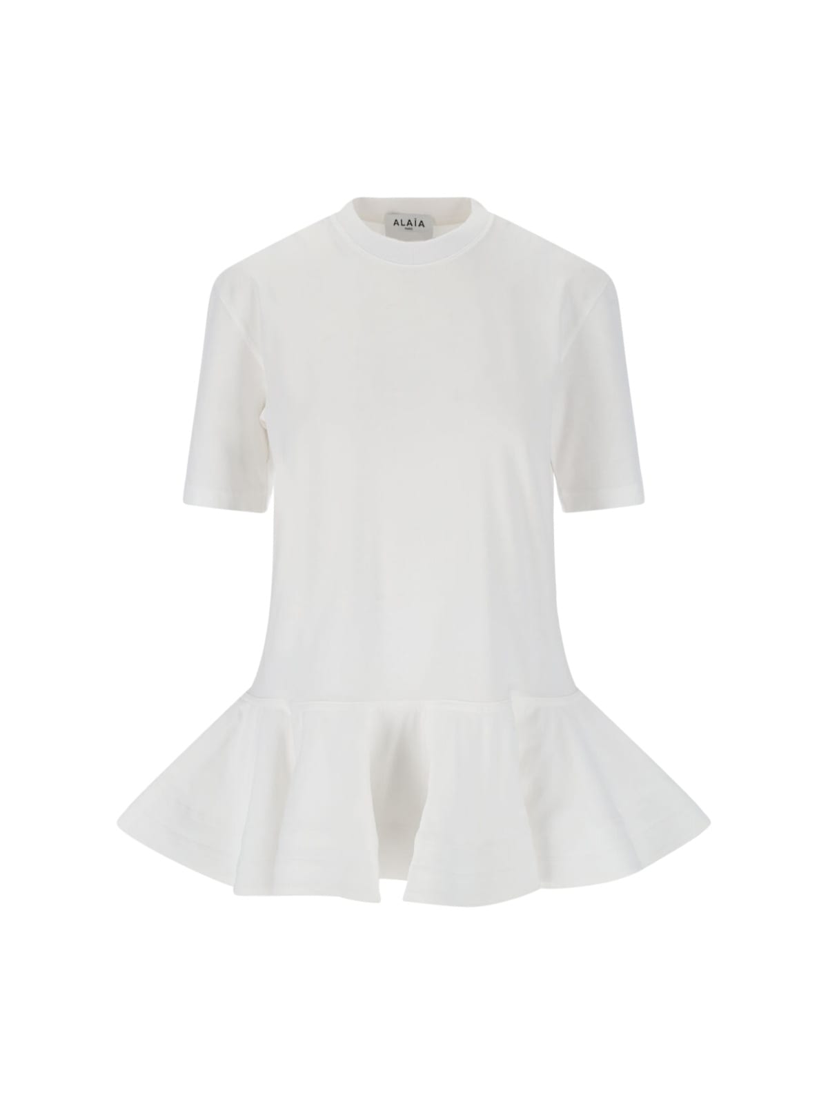 Alaia Flared T-shirt peplum