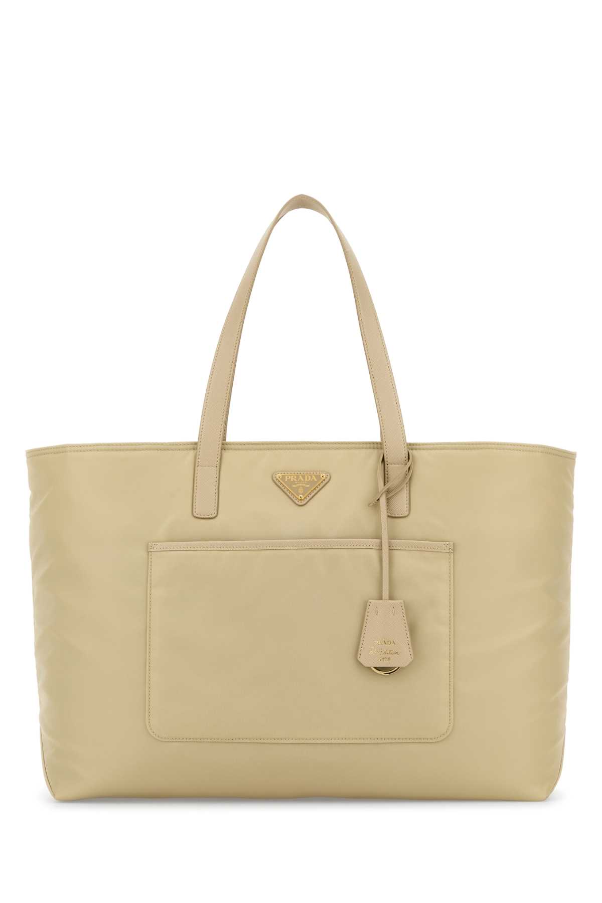Prada Sand Re-nylon Large Re-edition 1978 Shopping Bag
