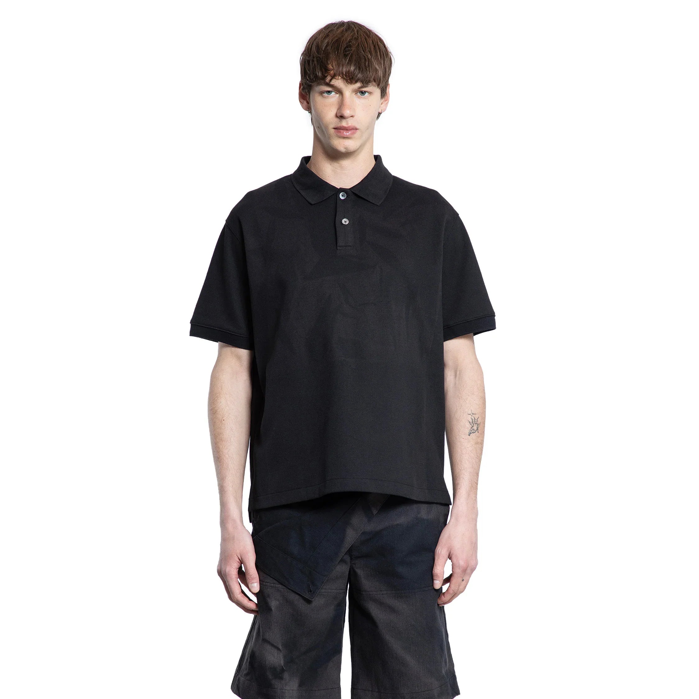 JIYONGKIM MAN BLACK T-SHIRTS & TANK TOPS