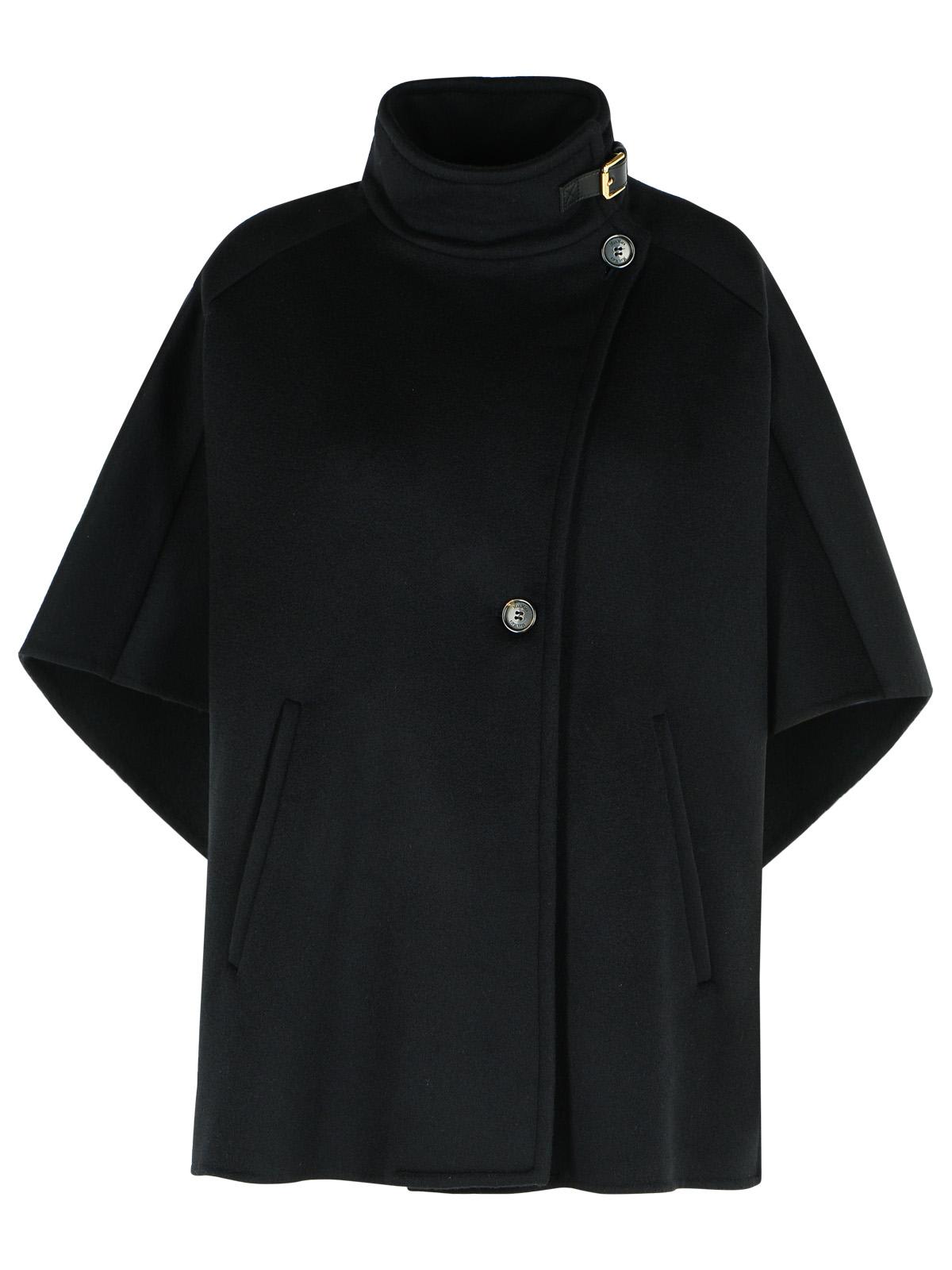 Max Mara derrik Black Cashmere Cape
