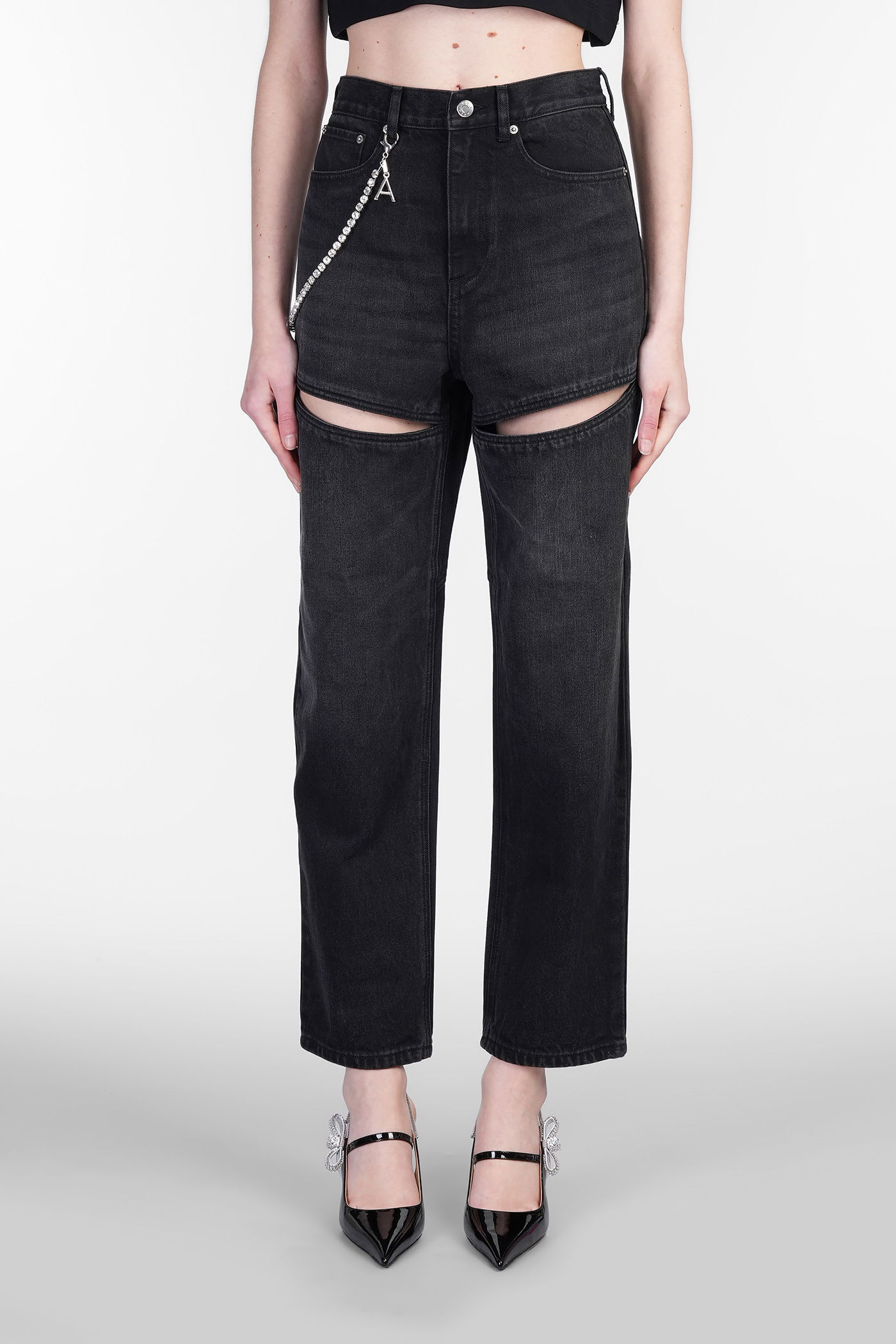 AREA Jeans In Black Denim