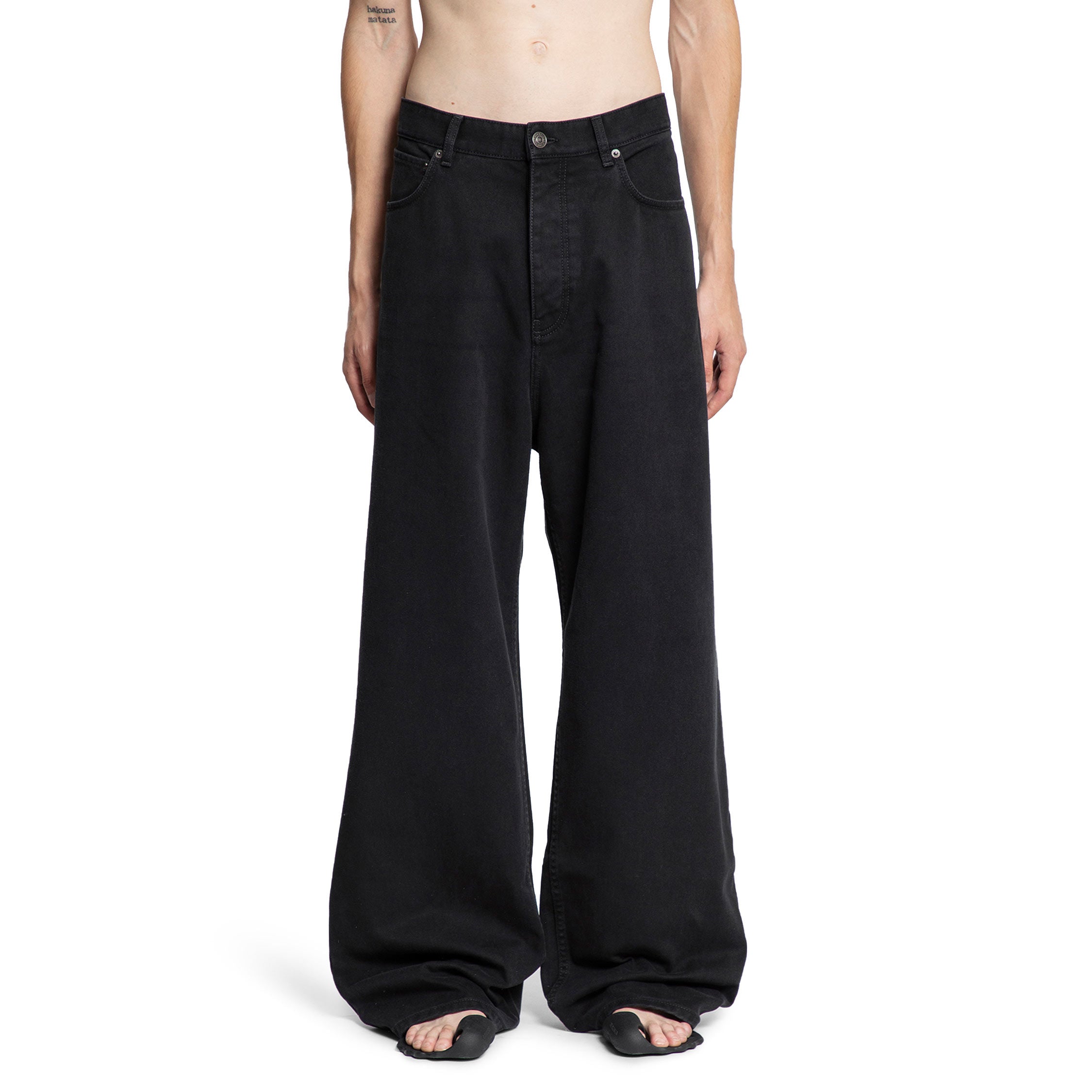 Baggy Pants in Soft Italian Denim