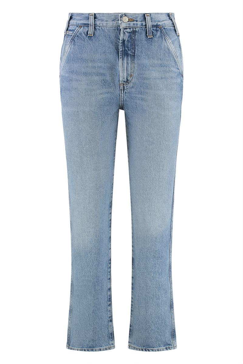 Agolde Cooper High-Rise Straight Leg Jeans