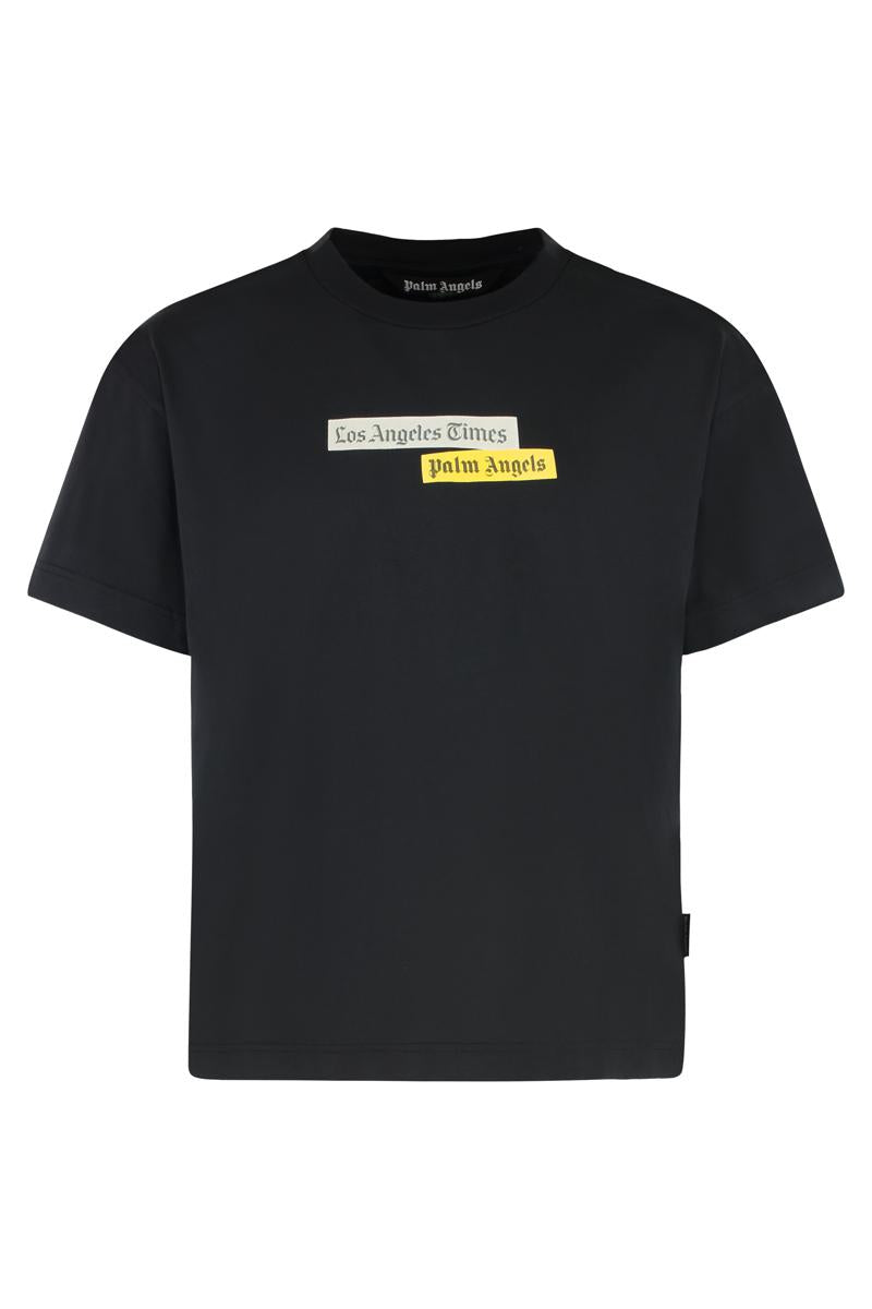 Palm Angels Cotton Crew-Neck T-Shirt