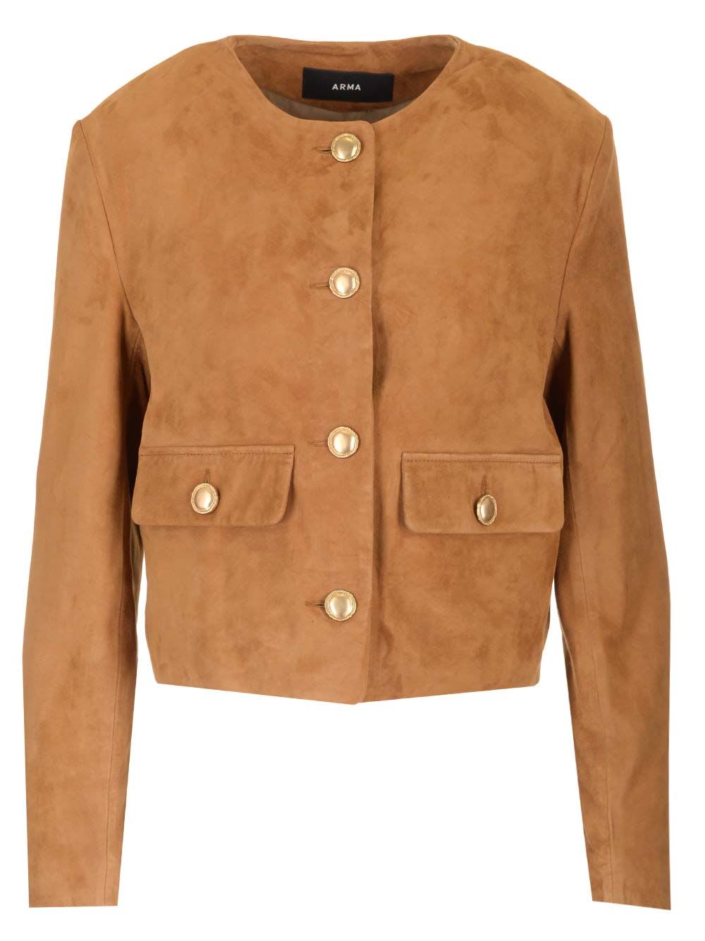 ARMA gaya Suede Jacket