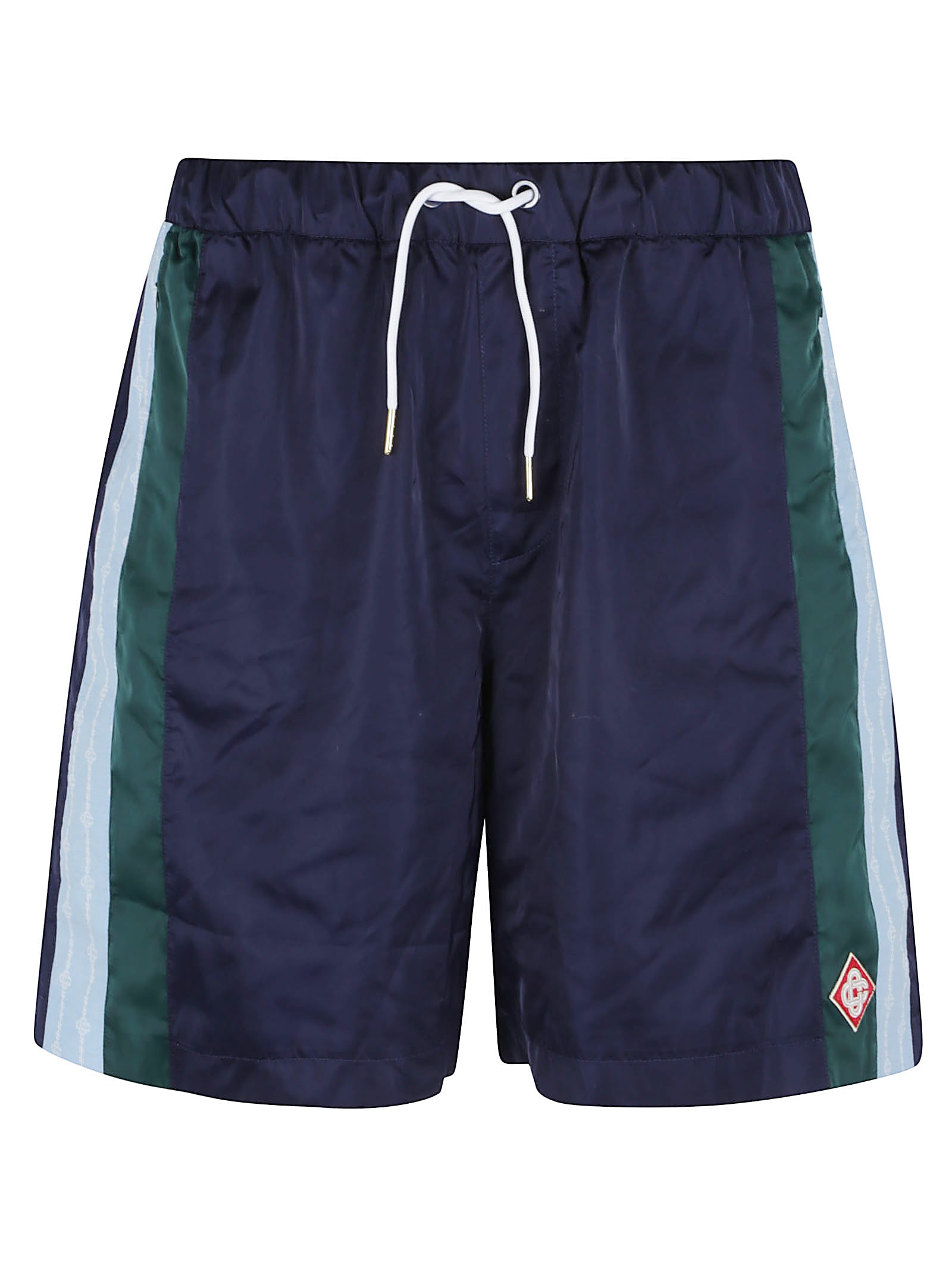Casablanca Mens Nylon Pleated Track Shorts
