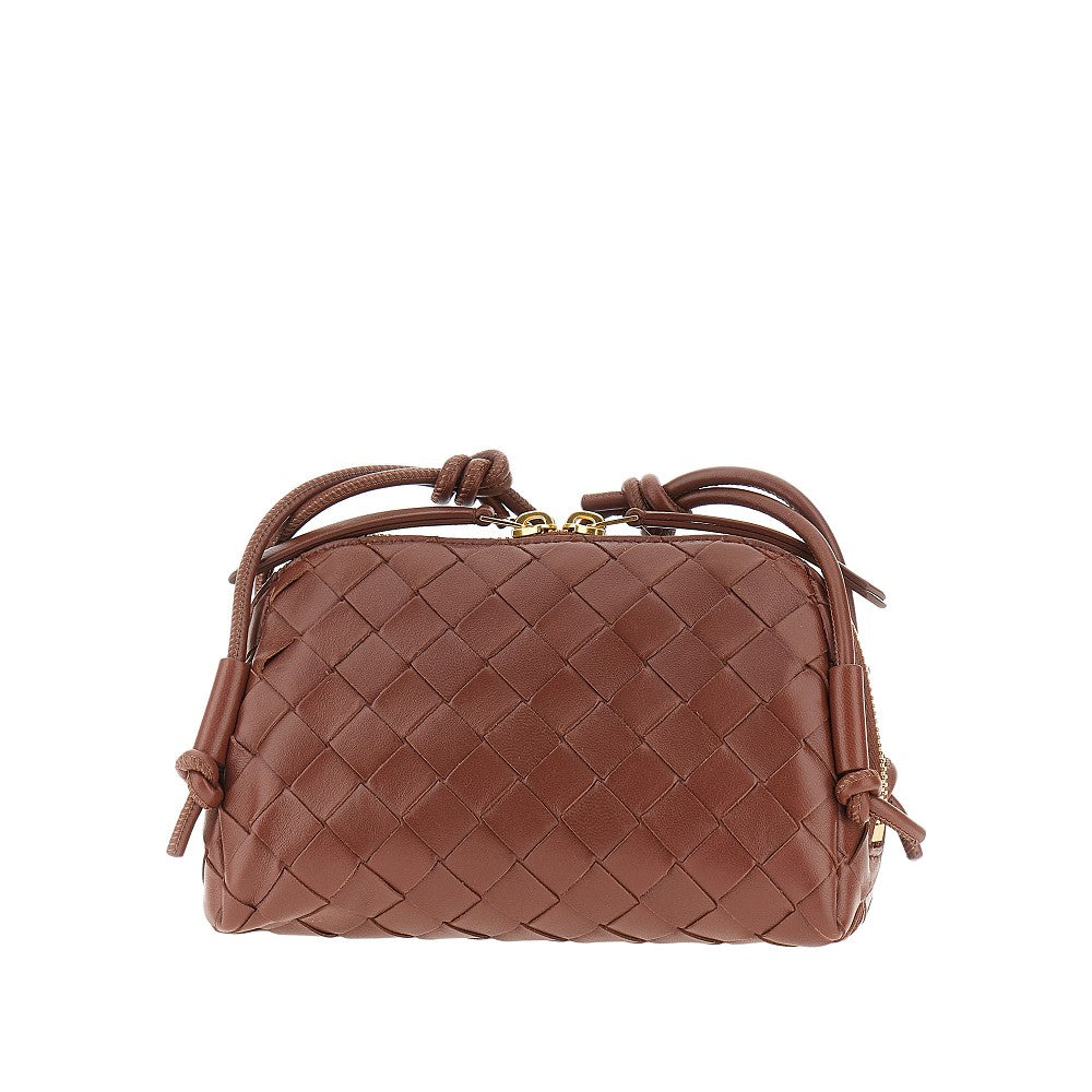 BOTTEGA VENETA Intrecciato编织皮质肩带款女士手包
