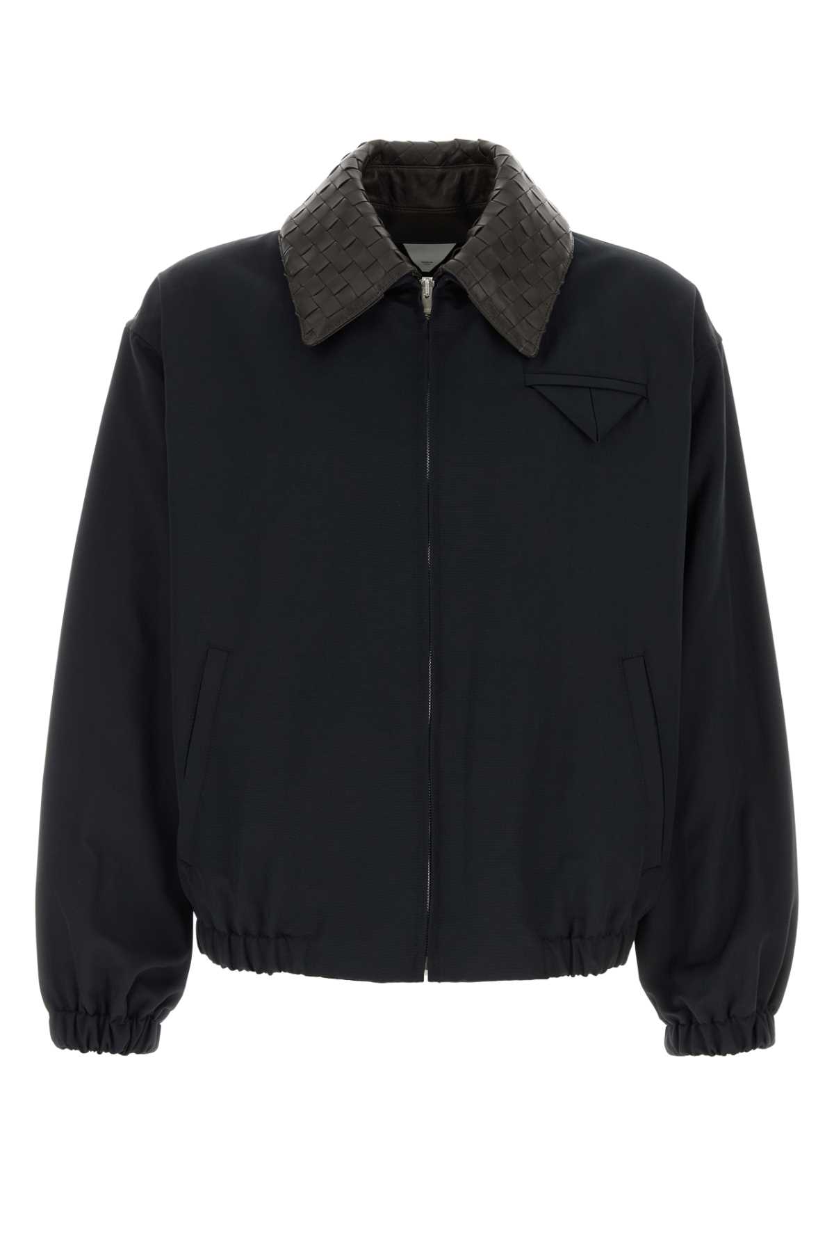 Bottega Veneta Midnight Blue Tech Cotton Jacket