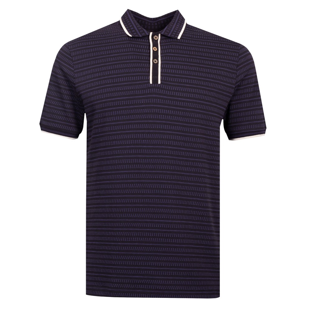 Patterned Polo Shirt