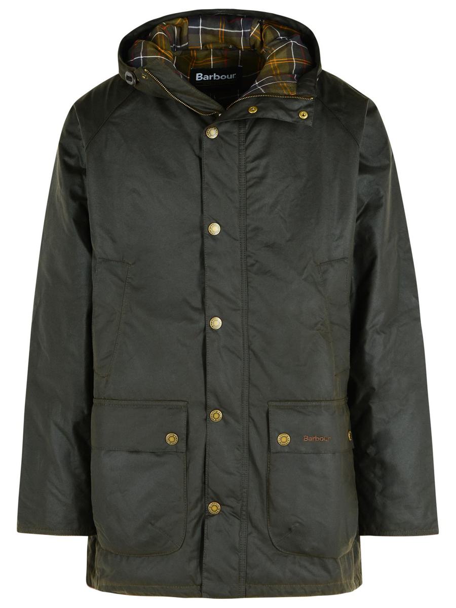 Barbour 'Bedale' Dark Green Waxed Cotton Parka
