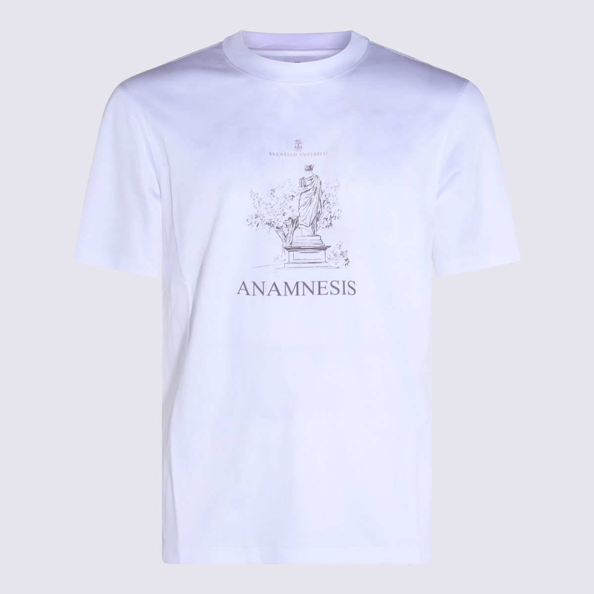 Brunello Cucinelli White Cotton T-shirt