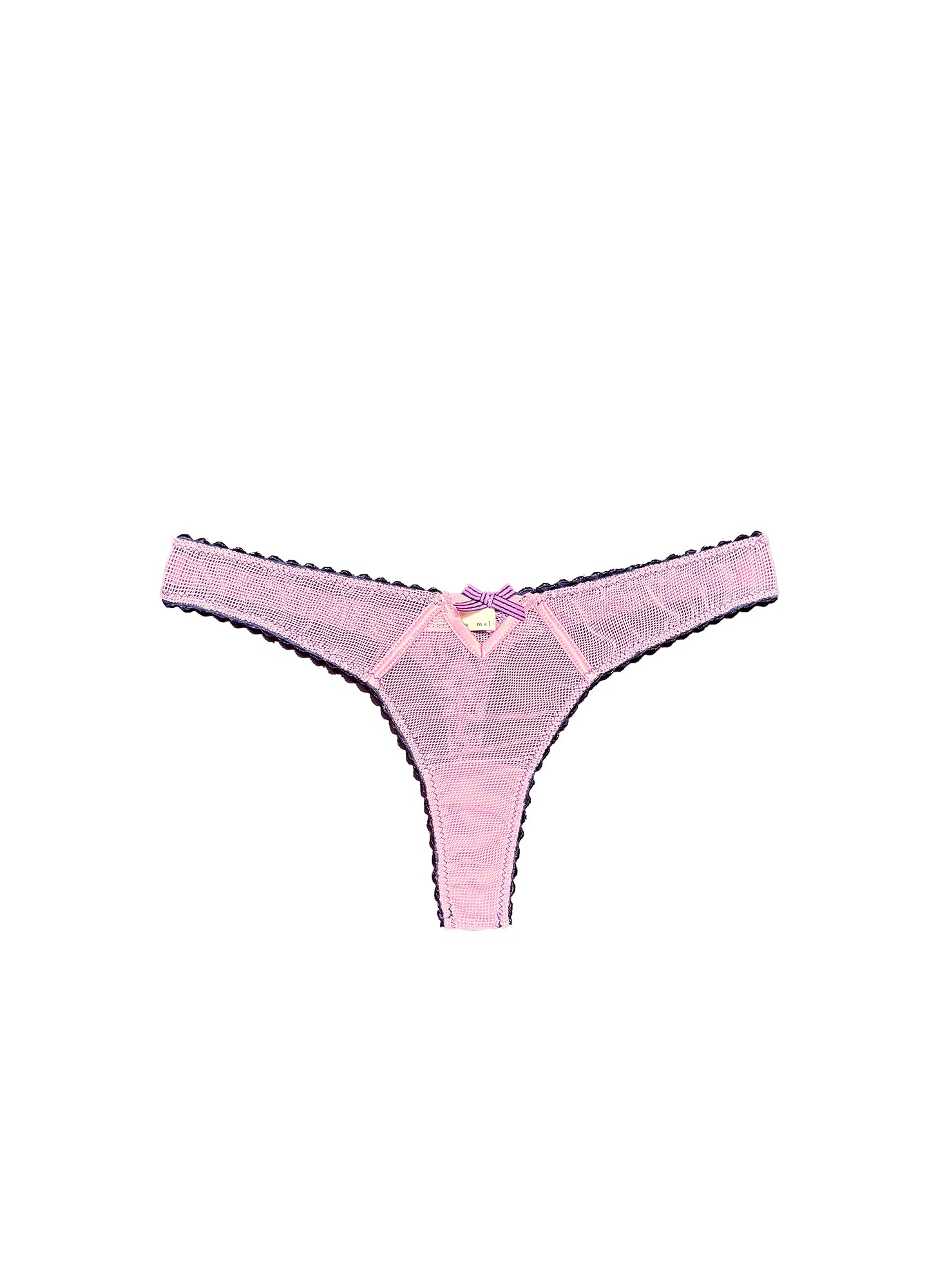 Fleur du Mal Sabrina Mini Fishnet Thong