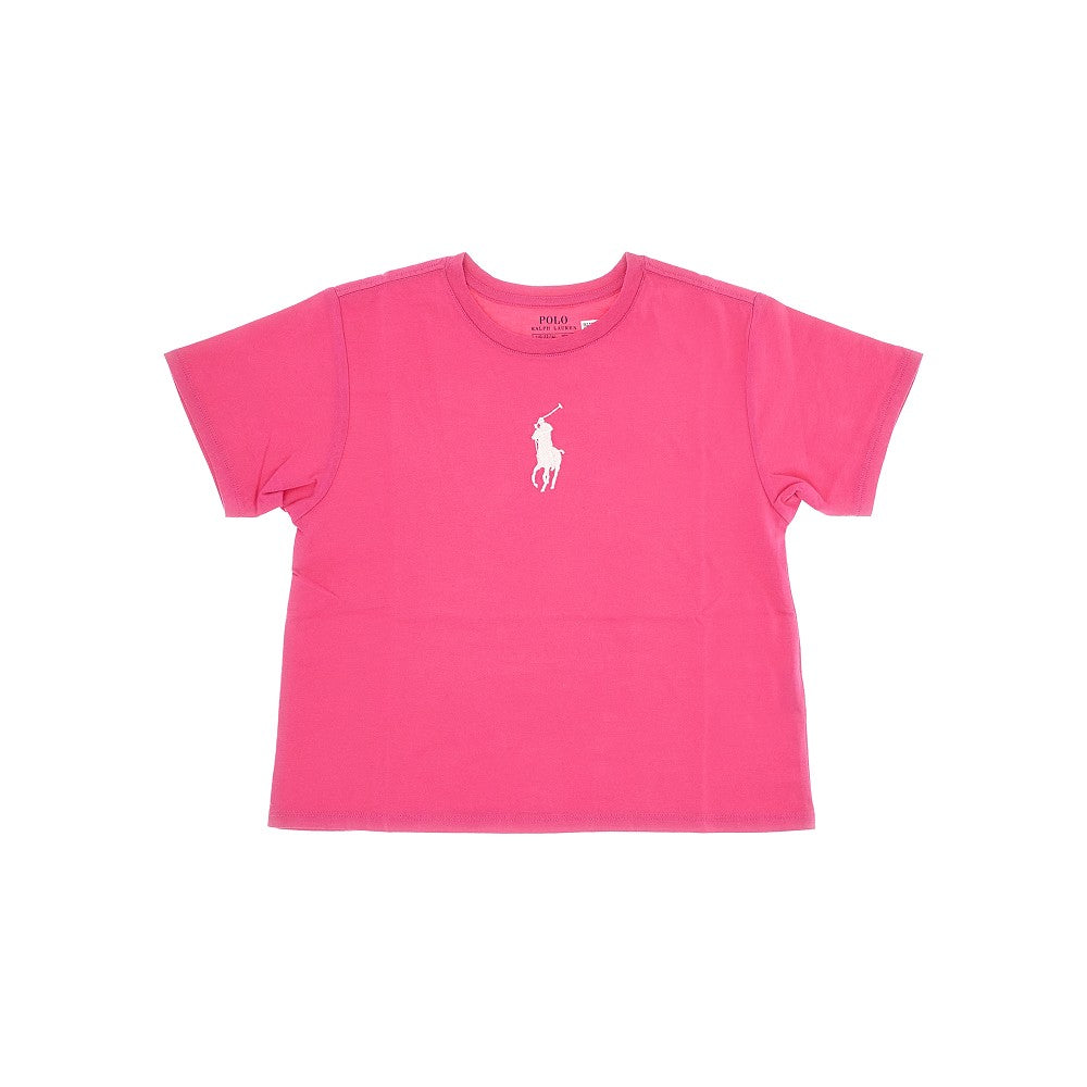 RALPH LAUREN Logo embroidery T-shirt Kids