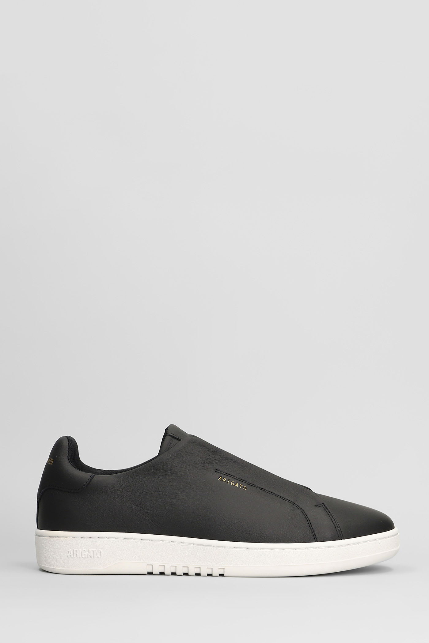 Axel Arigato Dice Laceless Sneakers In Black Leather