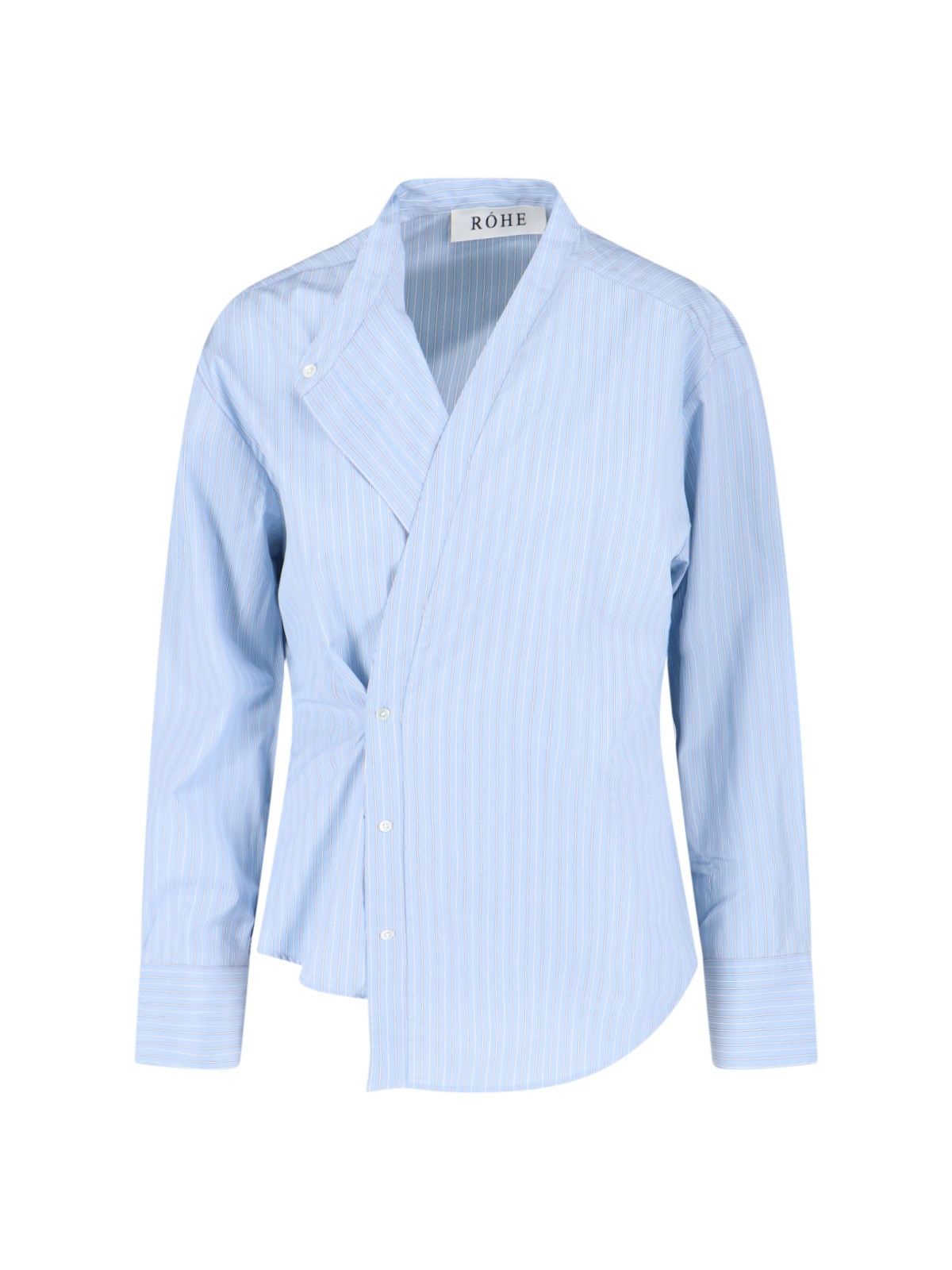 Róhe Striped Asymmetric Shirt