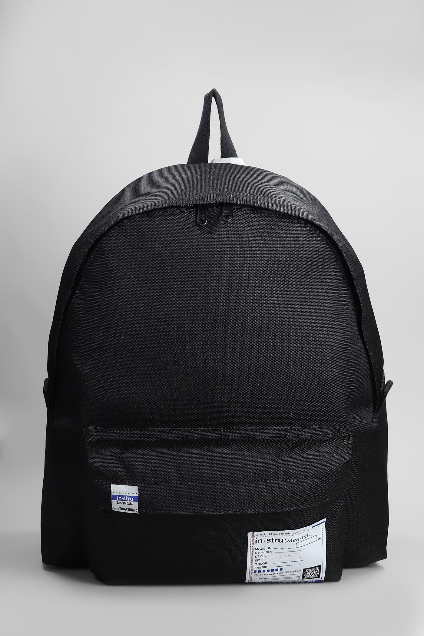 Mihara Yasuhiro Backpack In Black Nylon