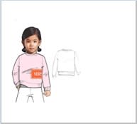 Versace Pink Sweatshirt With 90 Vintage Logo For Girl