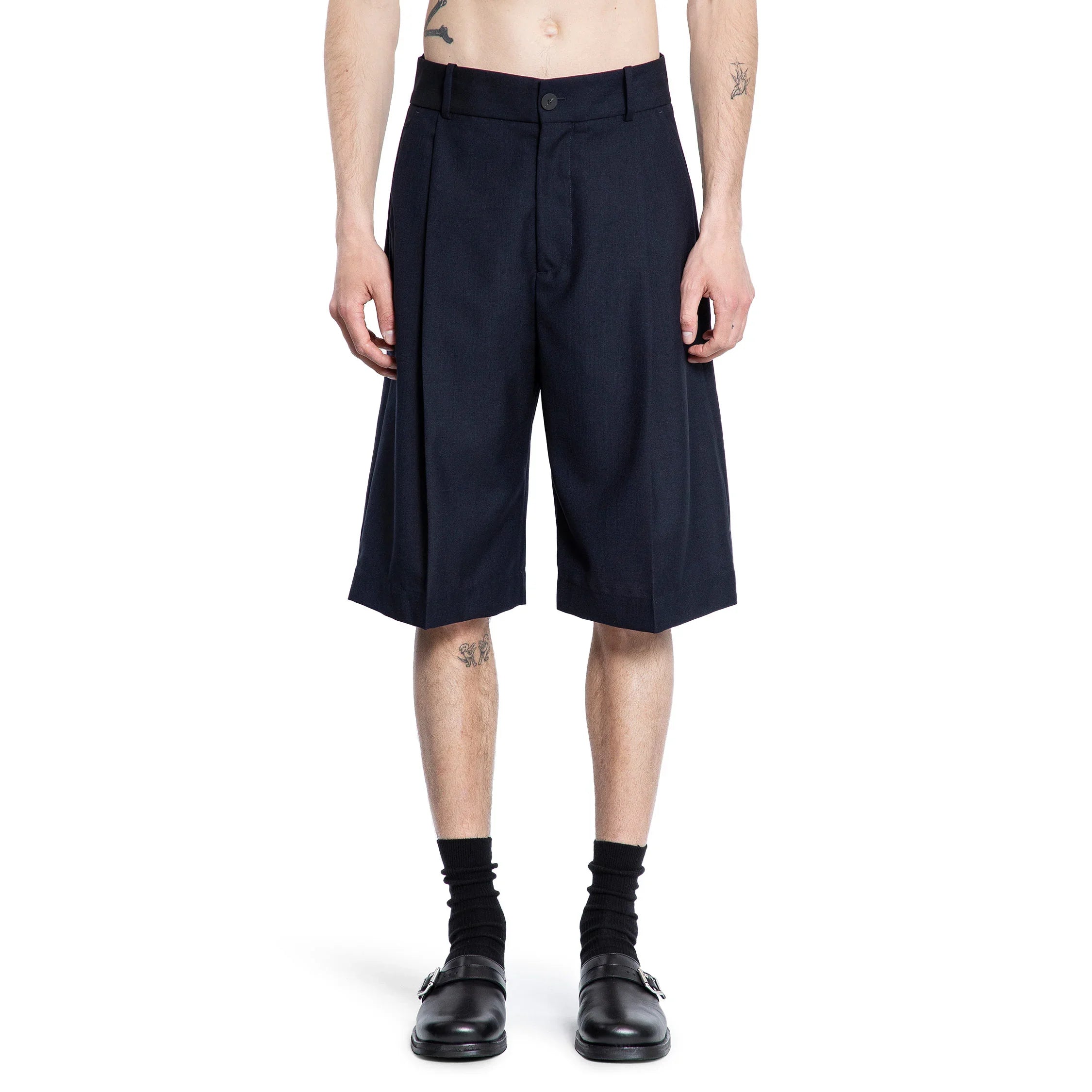 Knee Length Tailored Shorts